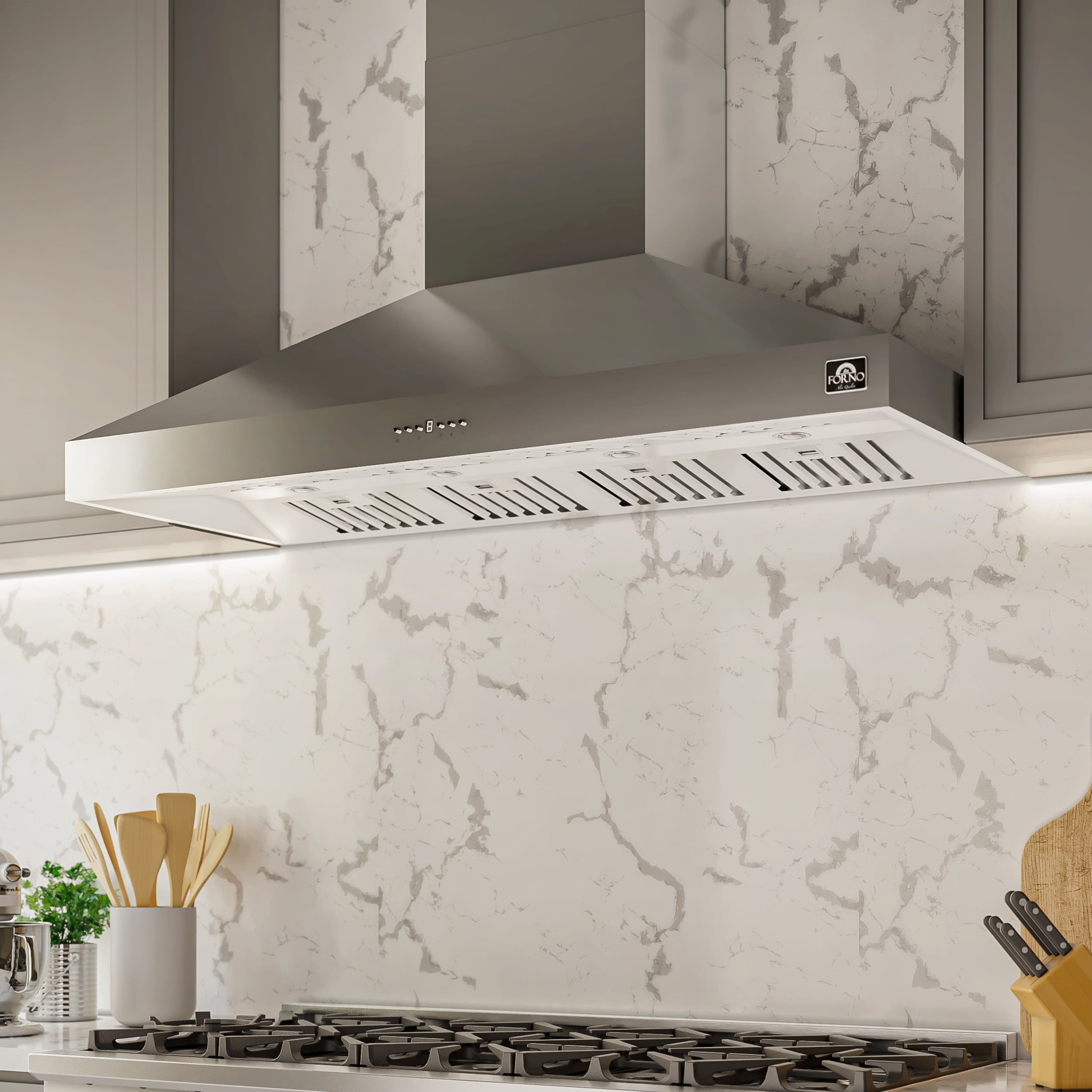 FORNO FRHWM5094-60 Wall-Mounted-Range-Hoods - View #2