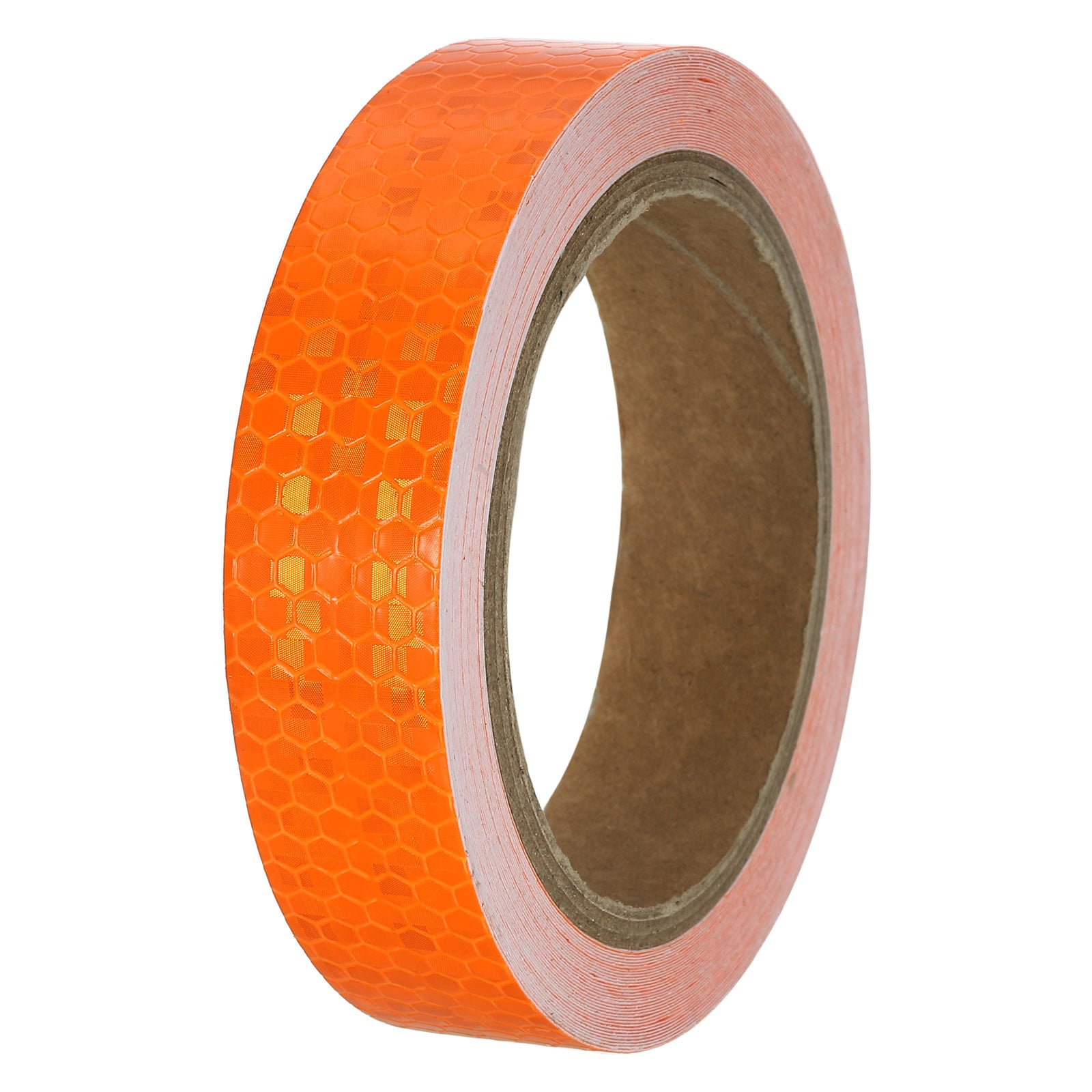 PATIKIL Reflective Tape 1inch x 33 FT Waterproof High Visibility Self Adhesive Conspicuity Tape Outdoor Warning Signs for Trailers Trucks Cars Bikes Orange