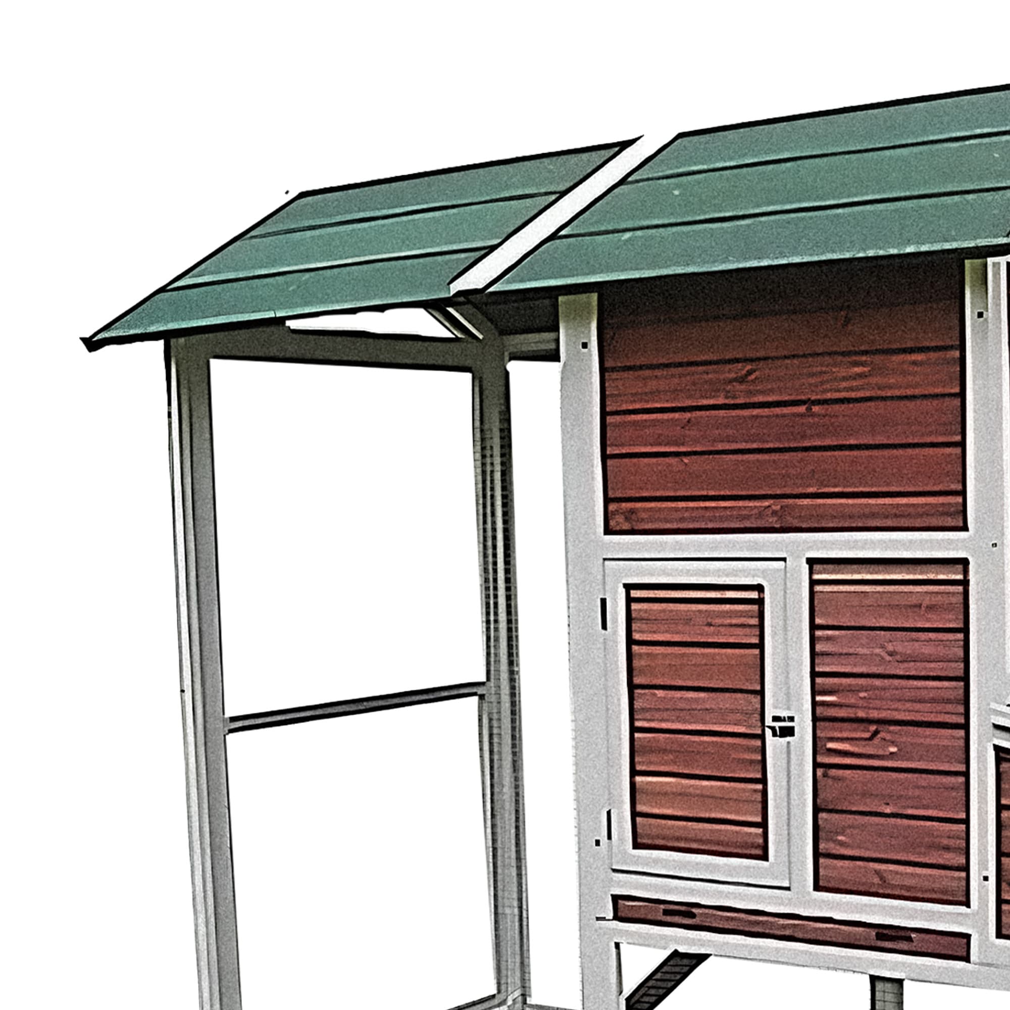 My Backyard Farm TV-242676 Chicken-Coops-Rabbit-Hutches - Thumbnail View #6