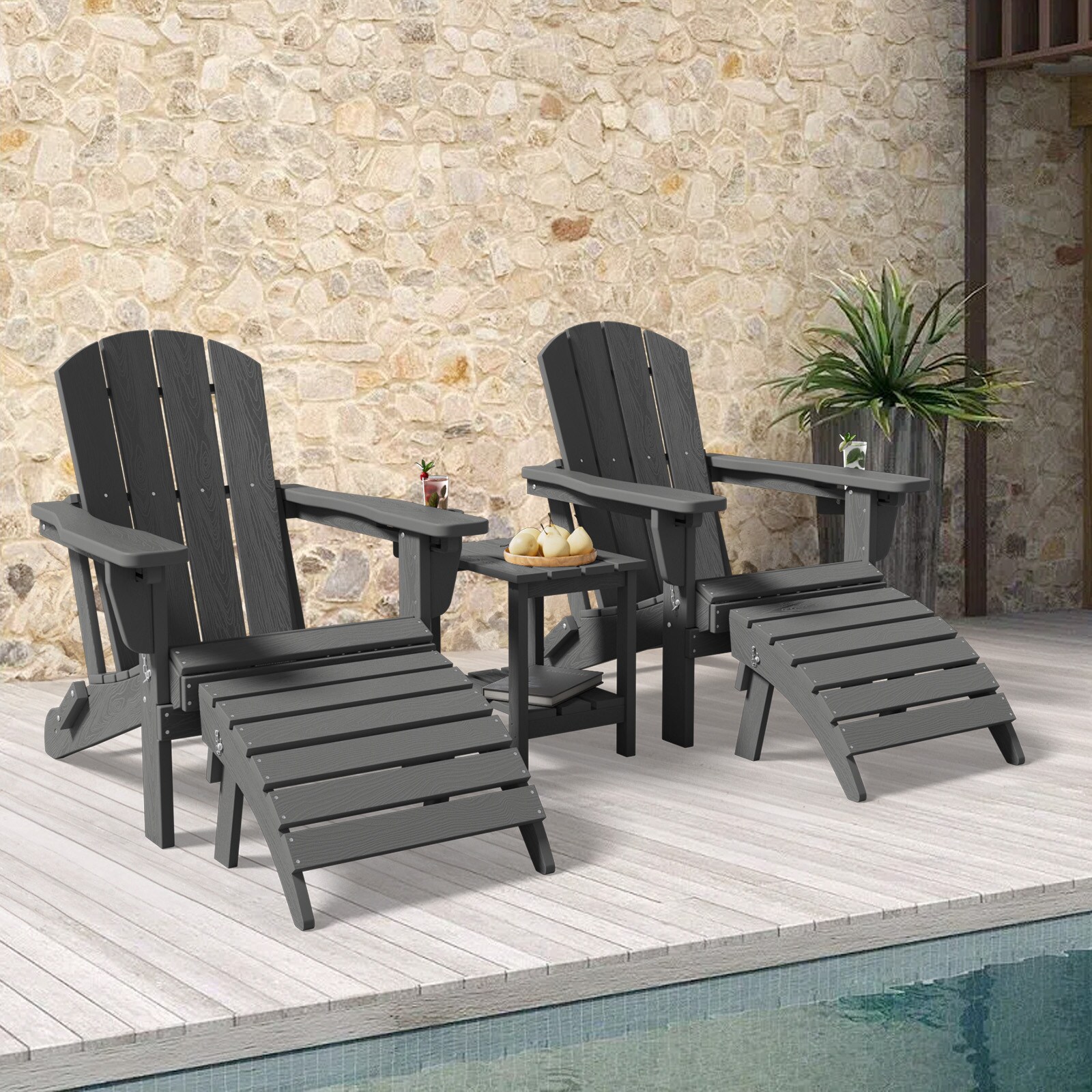 Serwall SW-CGTJY5-WT Patio-Conversation-Sets - View #3