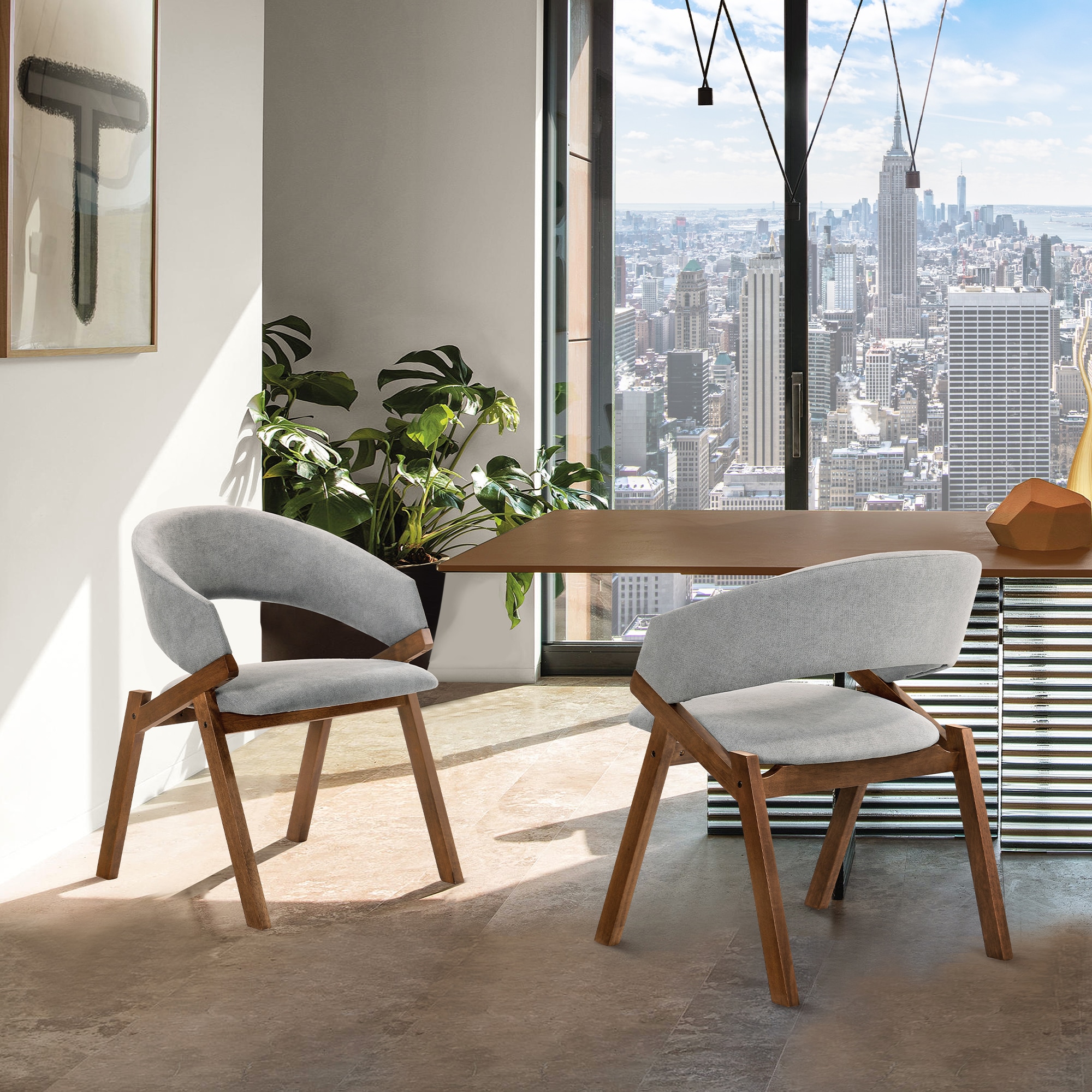 Armen Living LCTASIGRWA Dining-Chairs - View #4