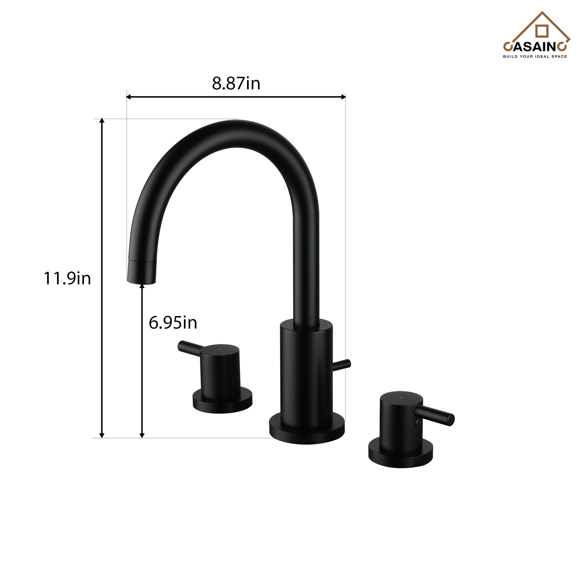CASAINC CALTC11BN Roman-Tub-Faucets - View #9