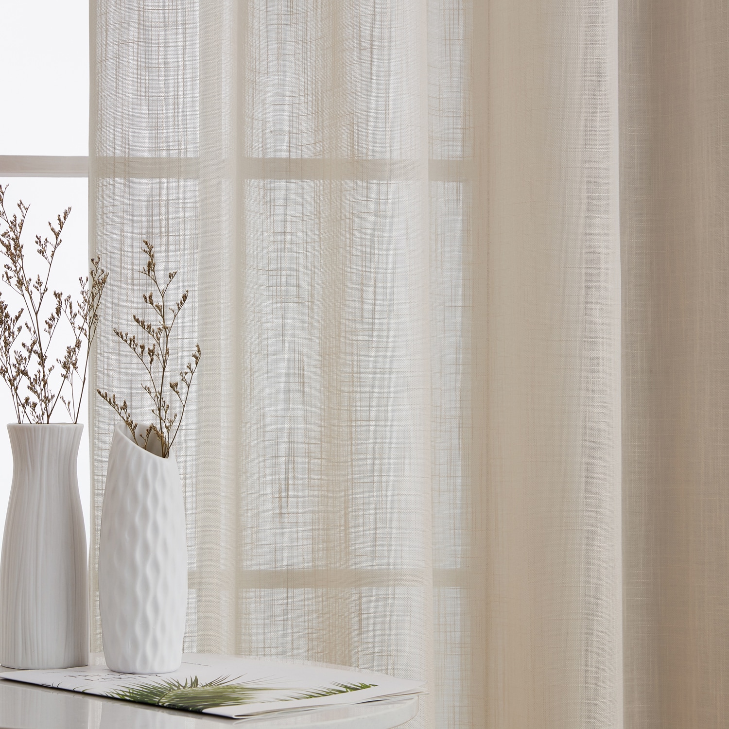HLC.me ABY-VAL-BEIG18 curtains - View #2