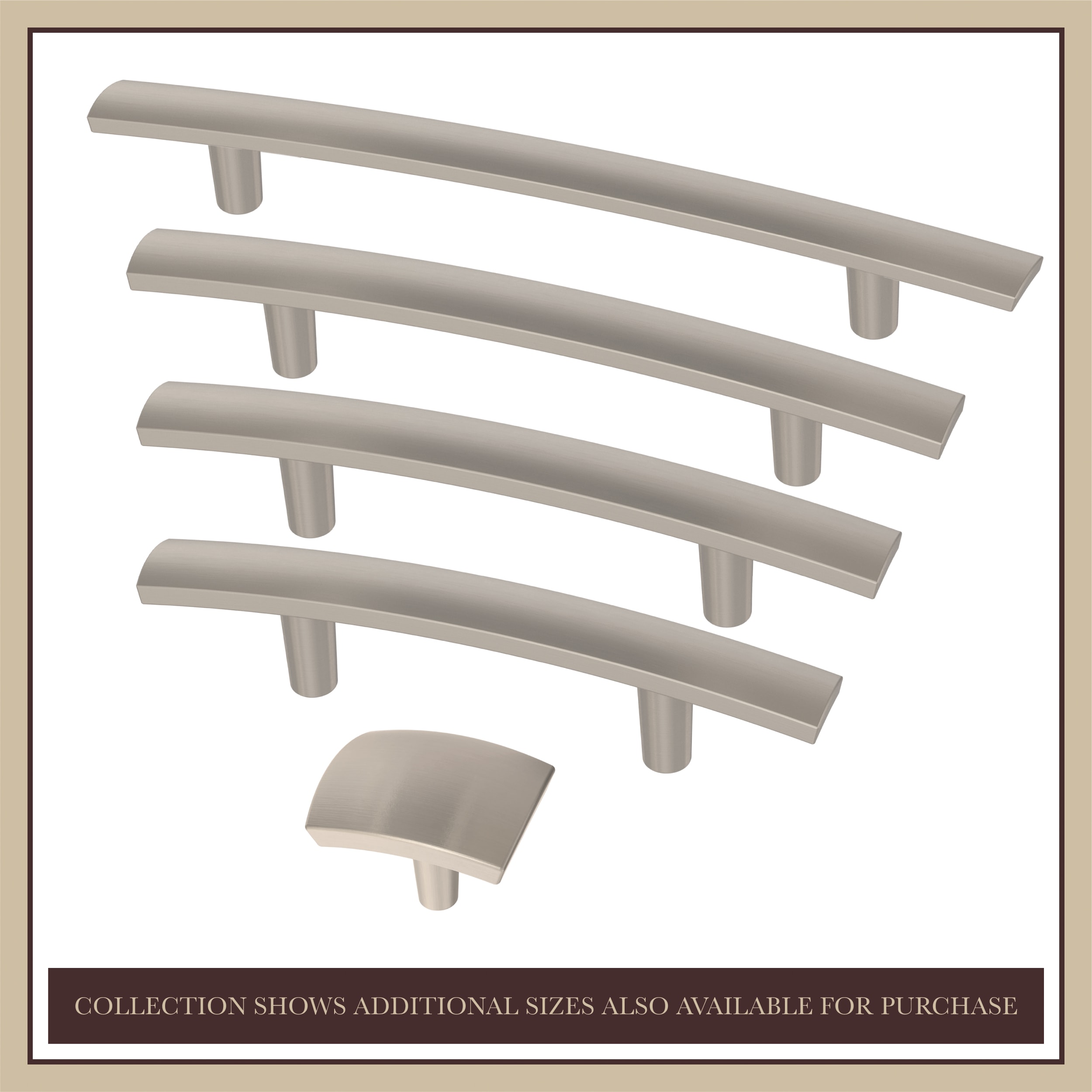 allen + roth P37031W-SN-CP Cabinet-Pulls - View #3