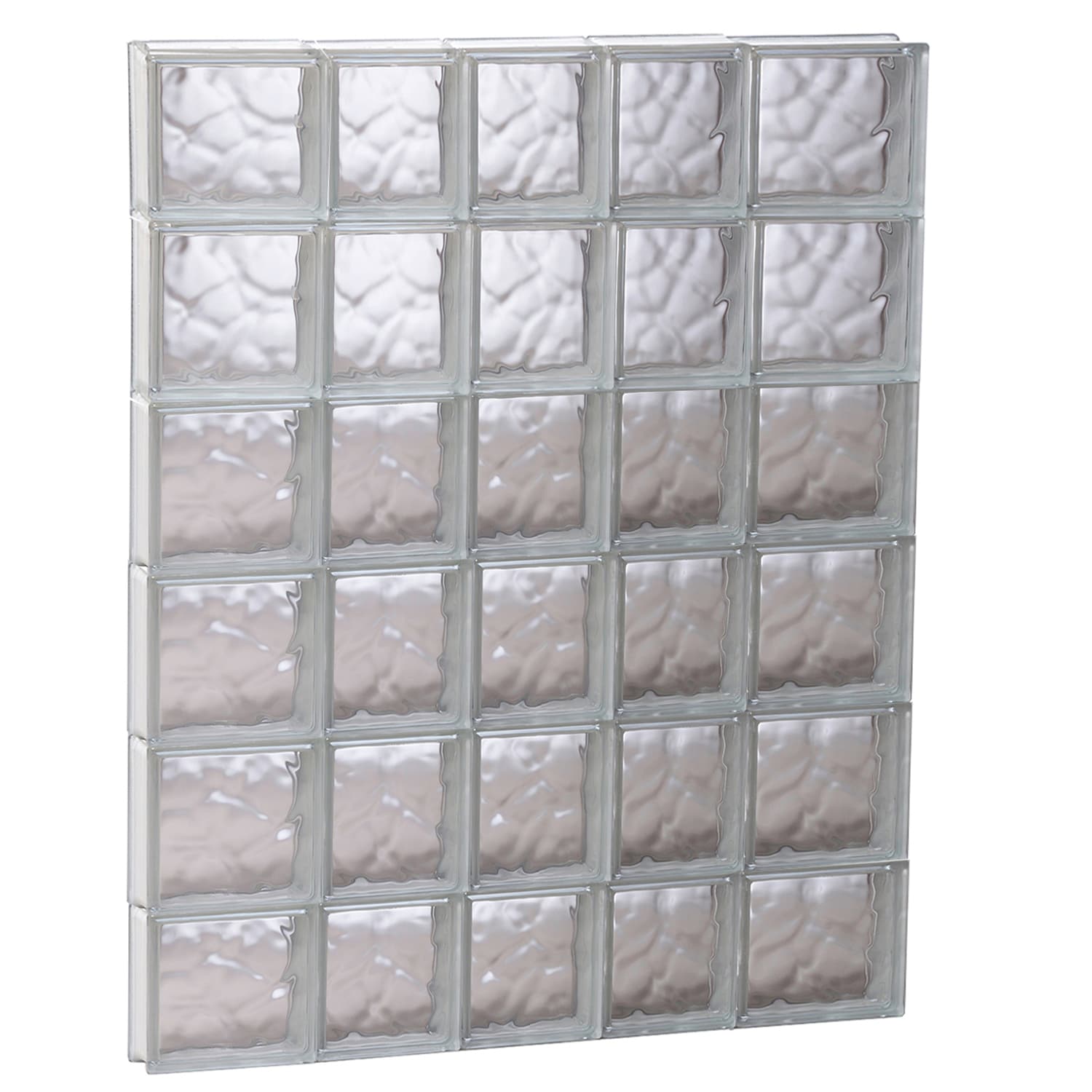 Hy-Lite Craft Block 24-Pack Clear Wave Acrylic Block (8-in H x 8