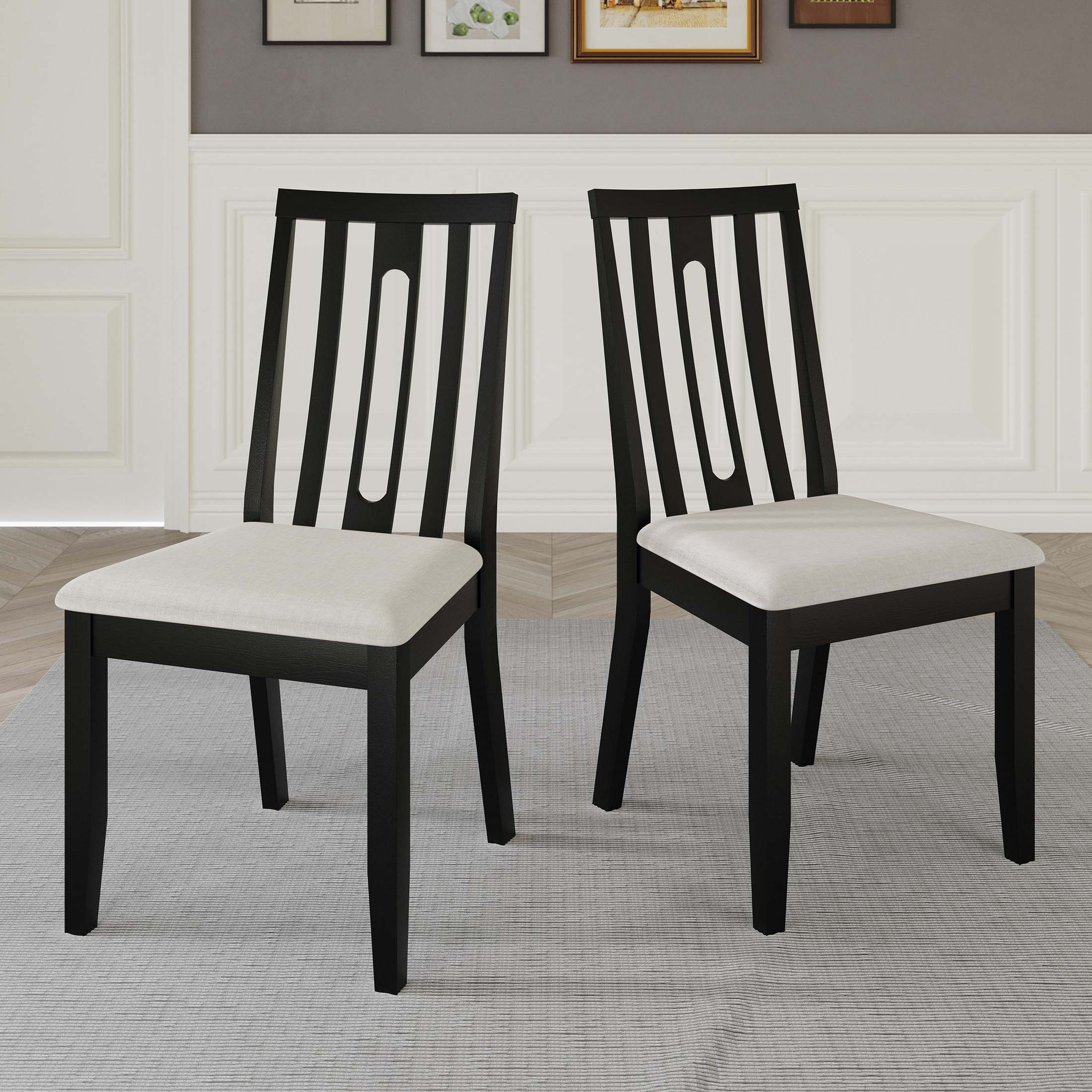 CasePiece C3068US-BK-WD-2X Dining-Chairs - View #2