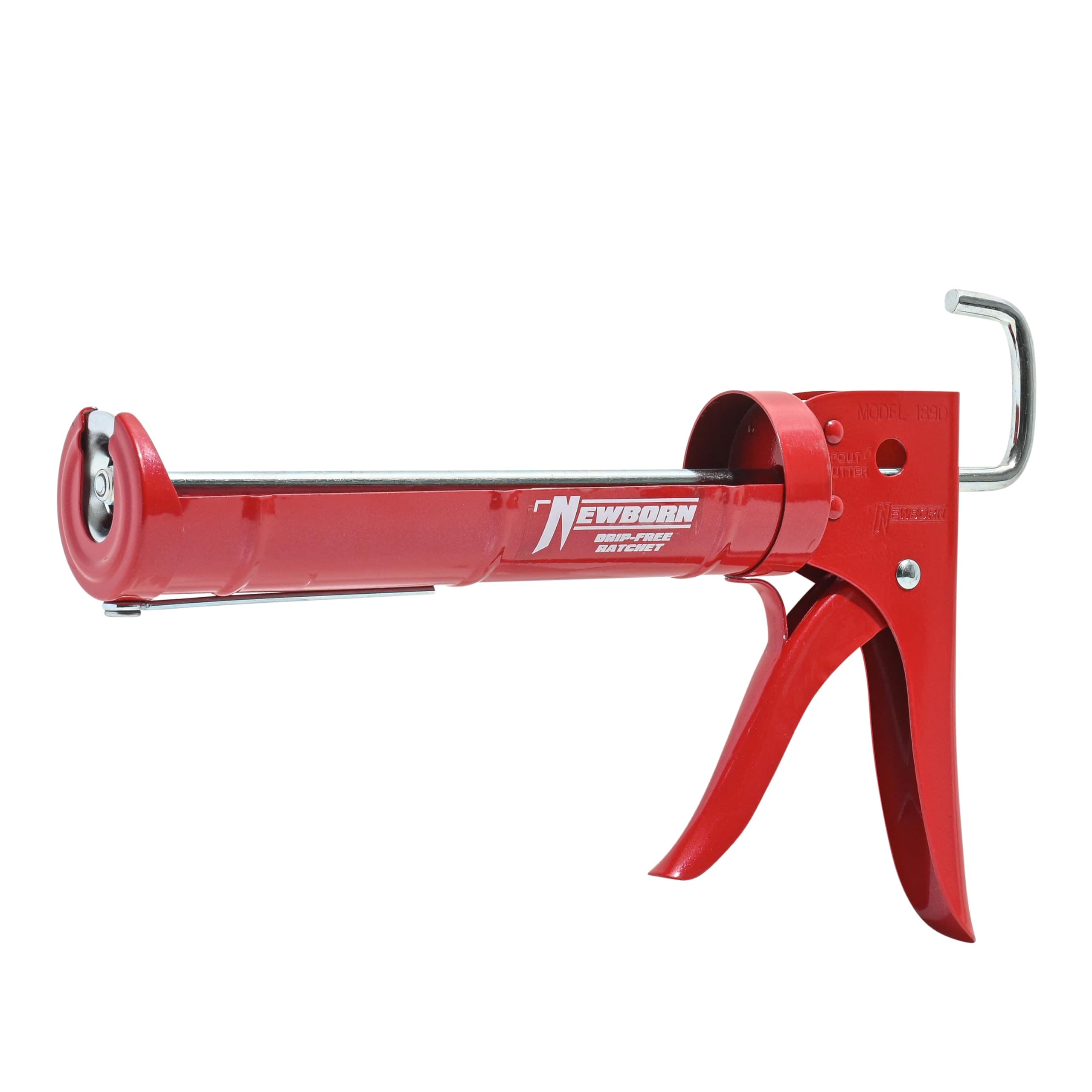Newborn  189D Drip-Free Ratchet Rod Cradle Caulking Gun 1/10 Gal 6:1 Thrust Ratio