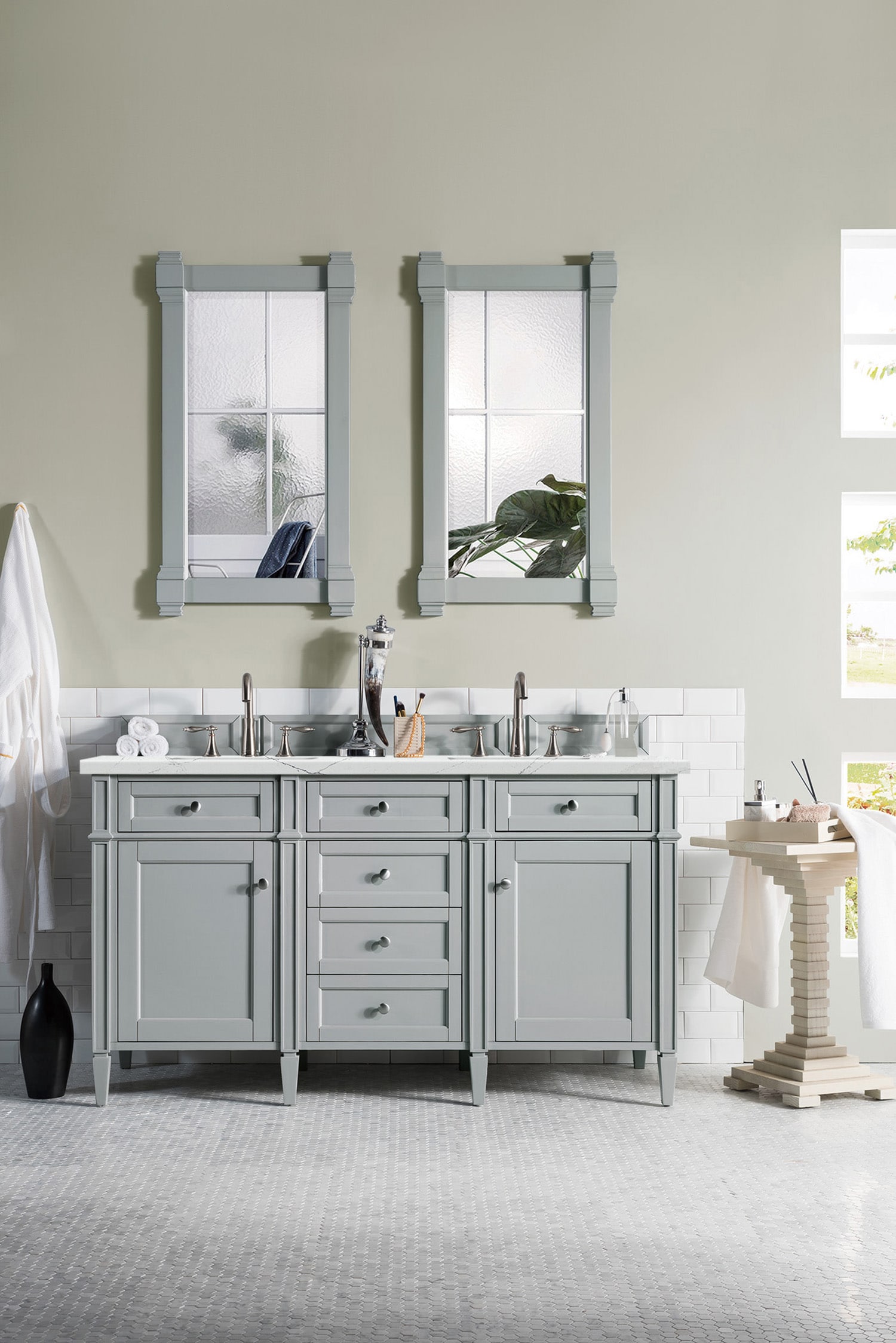 James Martin Vanities 650-V60D-UGR-3ENC Bath-Vanity-Combo - View #2