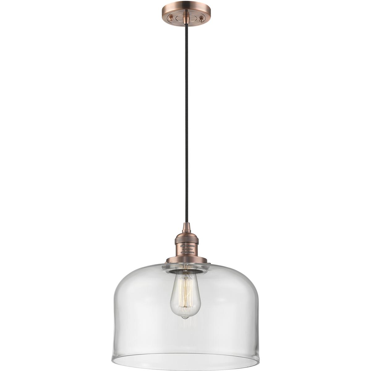 Innovations Lighting 201C-AC-G72-L-LED 201C-AC-G72-L-LED Franklin Restoration Bell Mini Pendant