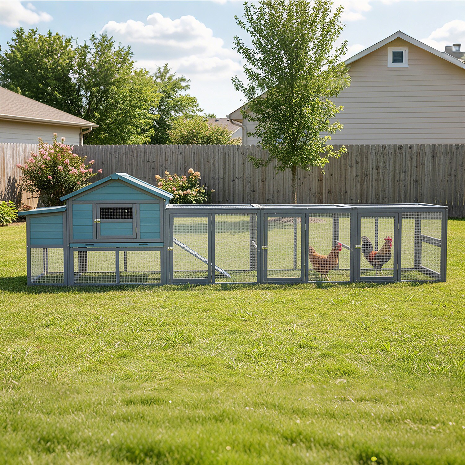 GZMR GZ-W2061 Chicken-Coops-Rabbit-Hutches - View #3