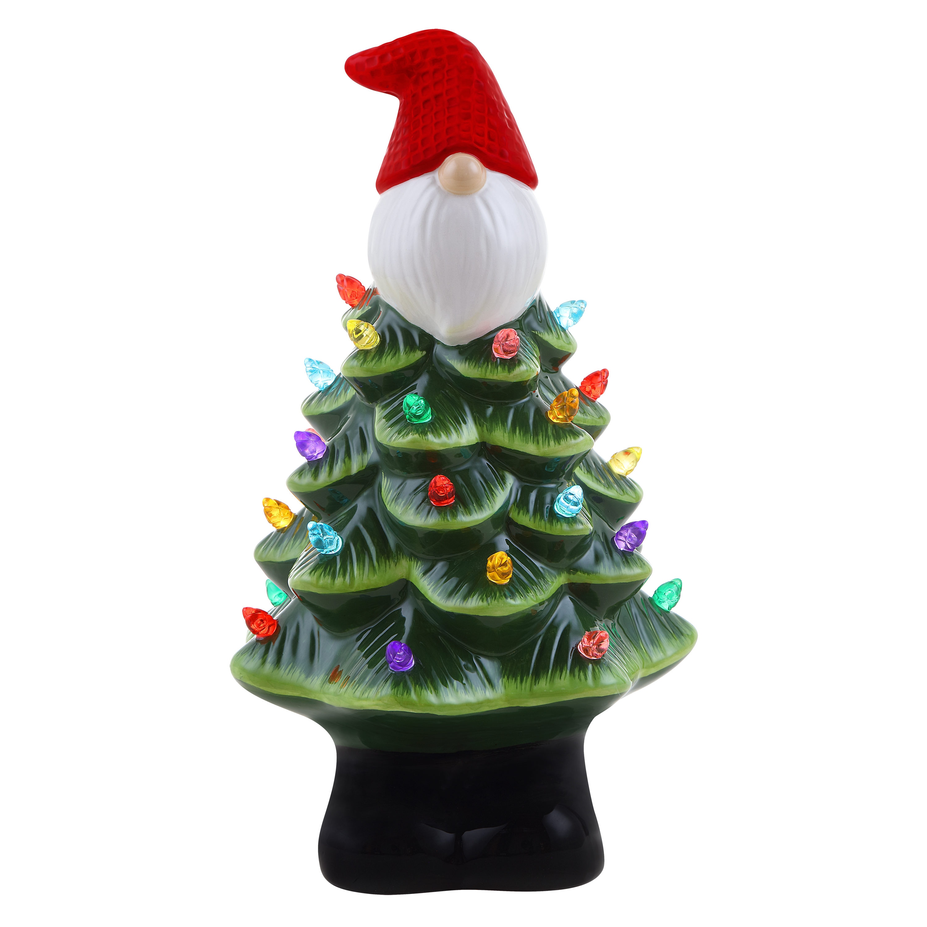 Mr. Christmas 18747 8.5-in Lighted Decoration Gnome Battery-operated Christmas Decor