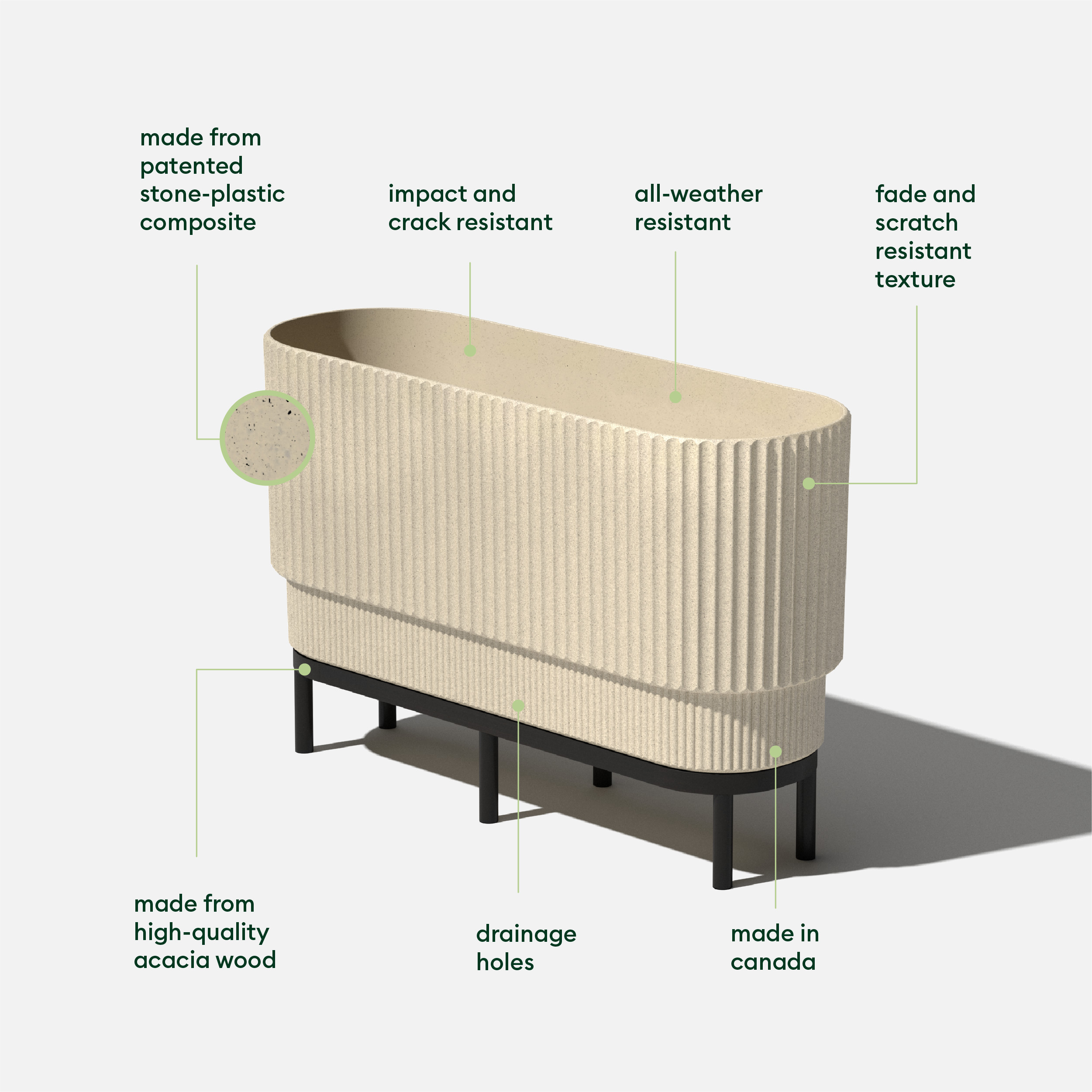 Veradek DMSTV30TBL-2PK Planter-Window-Box - View #2