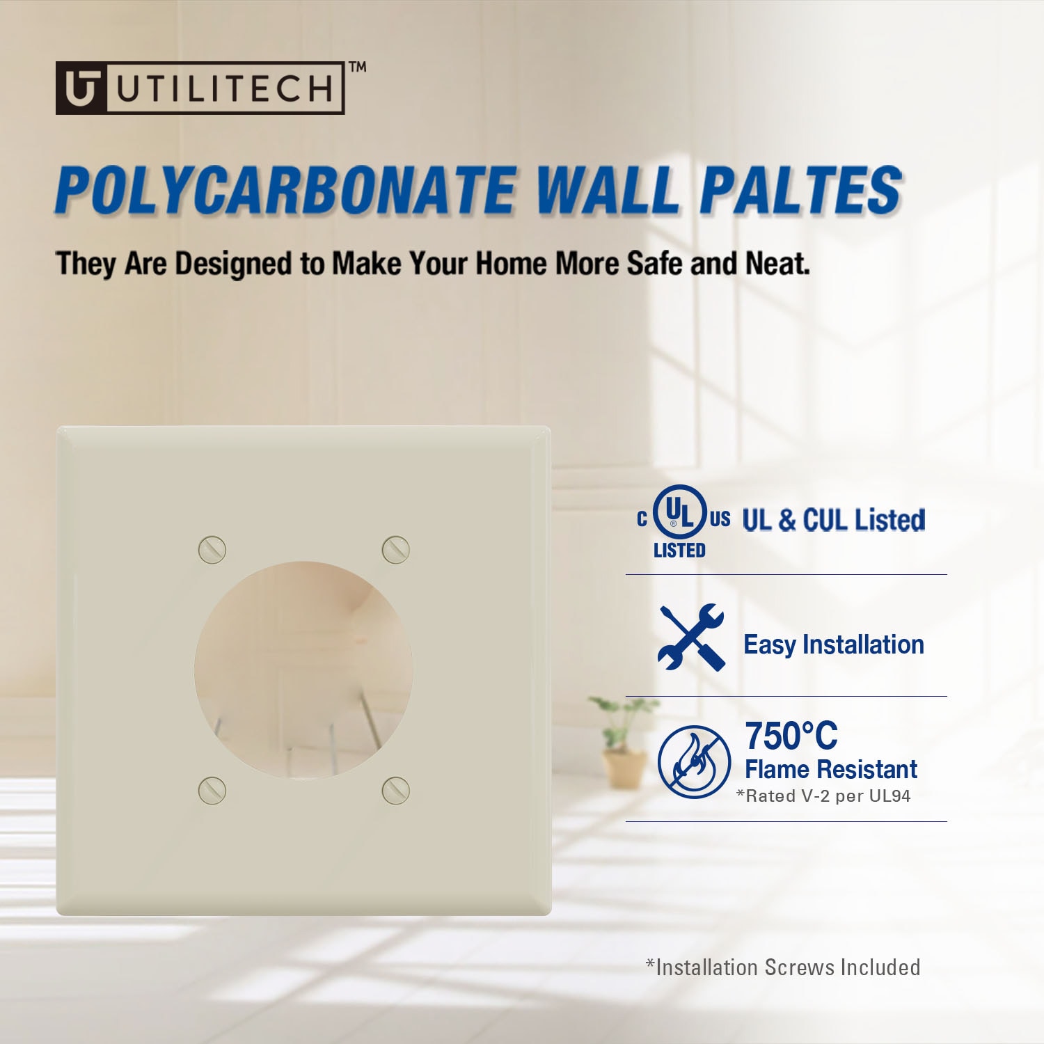 Utilitech 3085M-LA10 Electrical-Wall-Plates - View #2