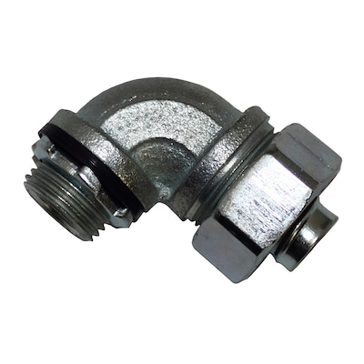 4" Malleable 90° Angle Connector for Flexible Conduit