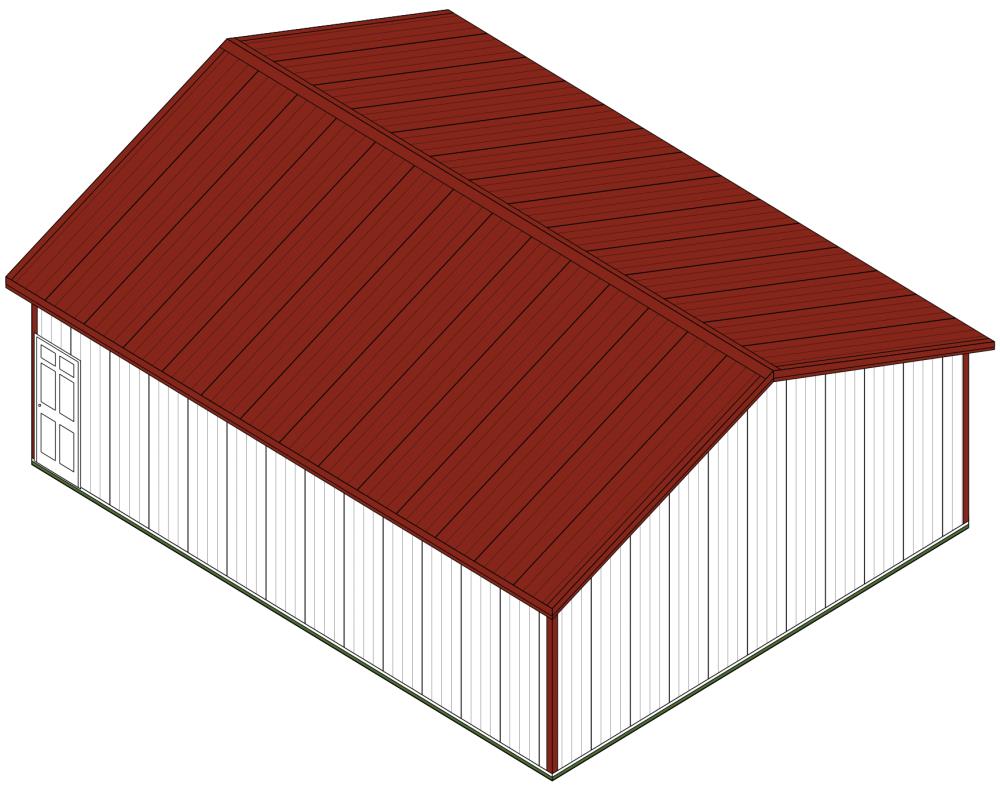 MASTER Building Components BKL32401055 Pole-Barn-Kits - View #2