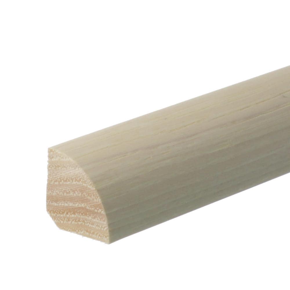 Flexco Hickory Picassco 0.75-in T x 0.75-in W x 78-in L Solid Wood Quarter Round