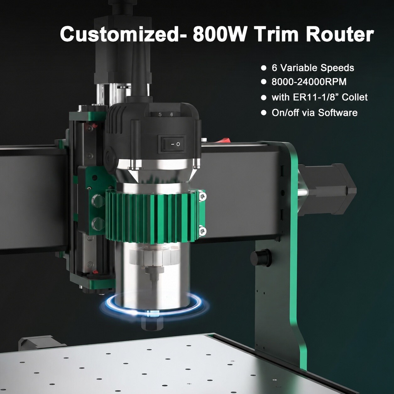 Yichuhaoxi CNC Router Machine 3030 Evo Max All Metal XYZ Axis Dual ...
