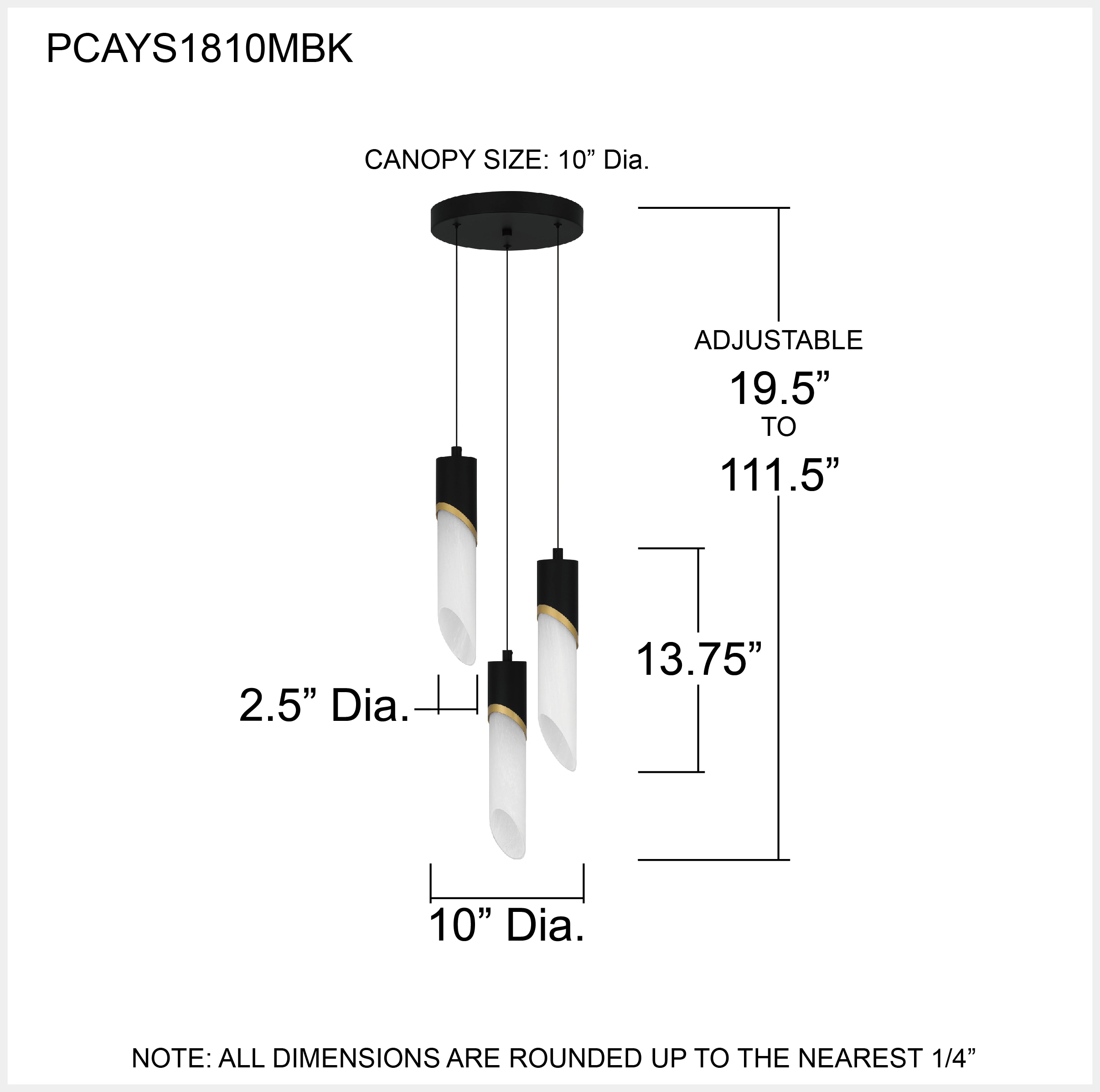 Quoizel PCAYS1810MBK Pendant-Lights - View #5