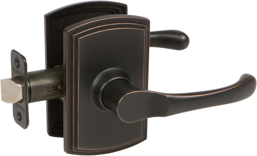 Delaney Hardware 364207 Artino Edged bronze Interior/Exterior Hall/Closet Passage Door Handle
