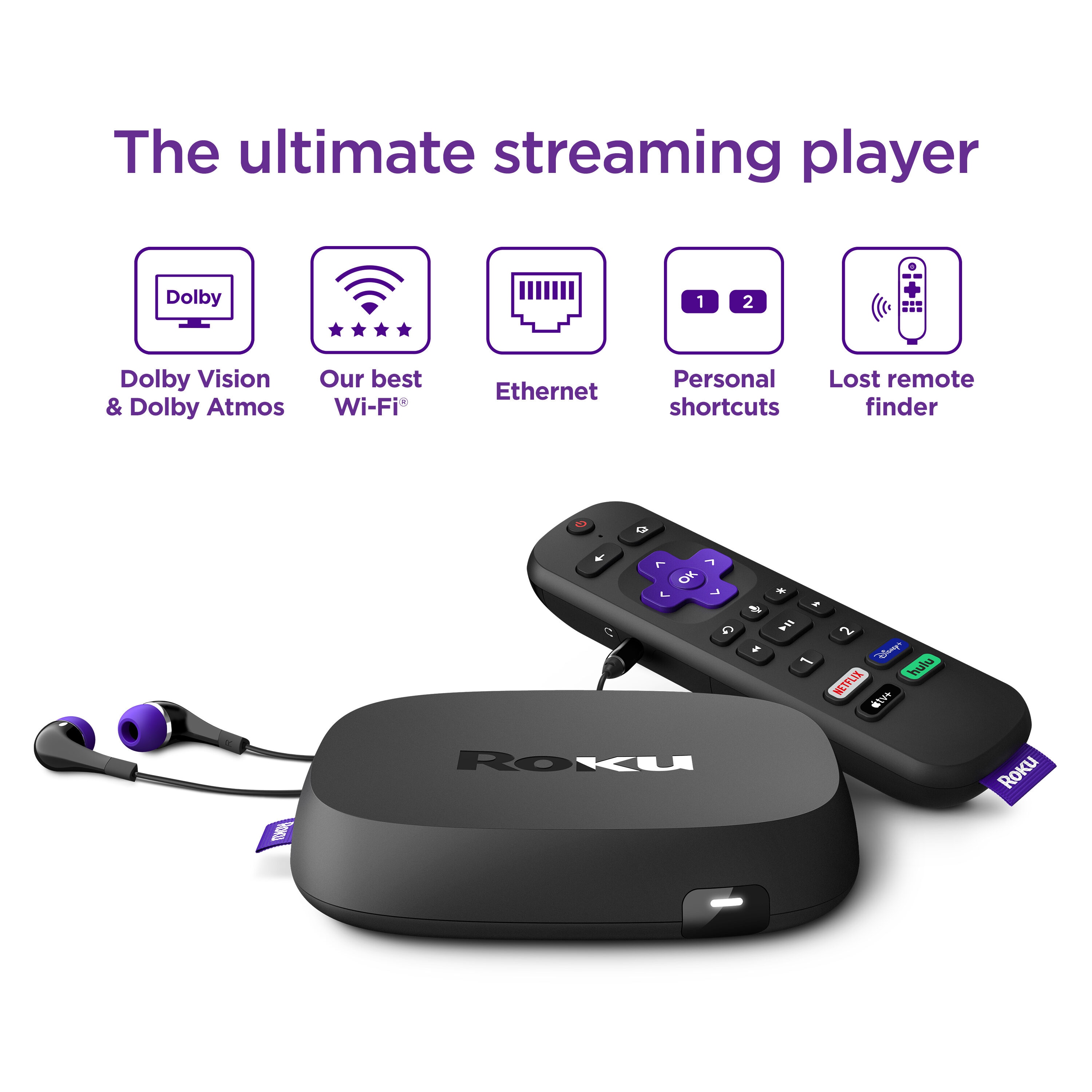 Roku Streaming Stick 4K, TV Stick streaming in 4K, HDR and Dolby Vision
