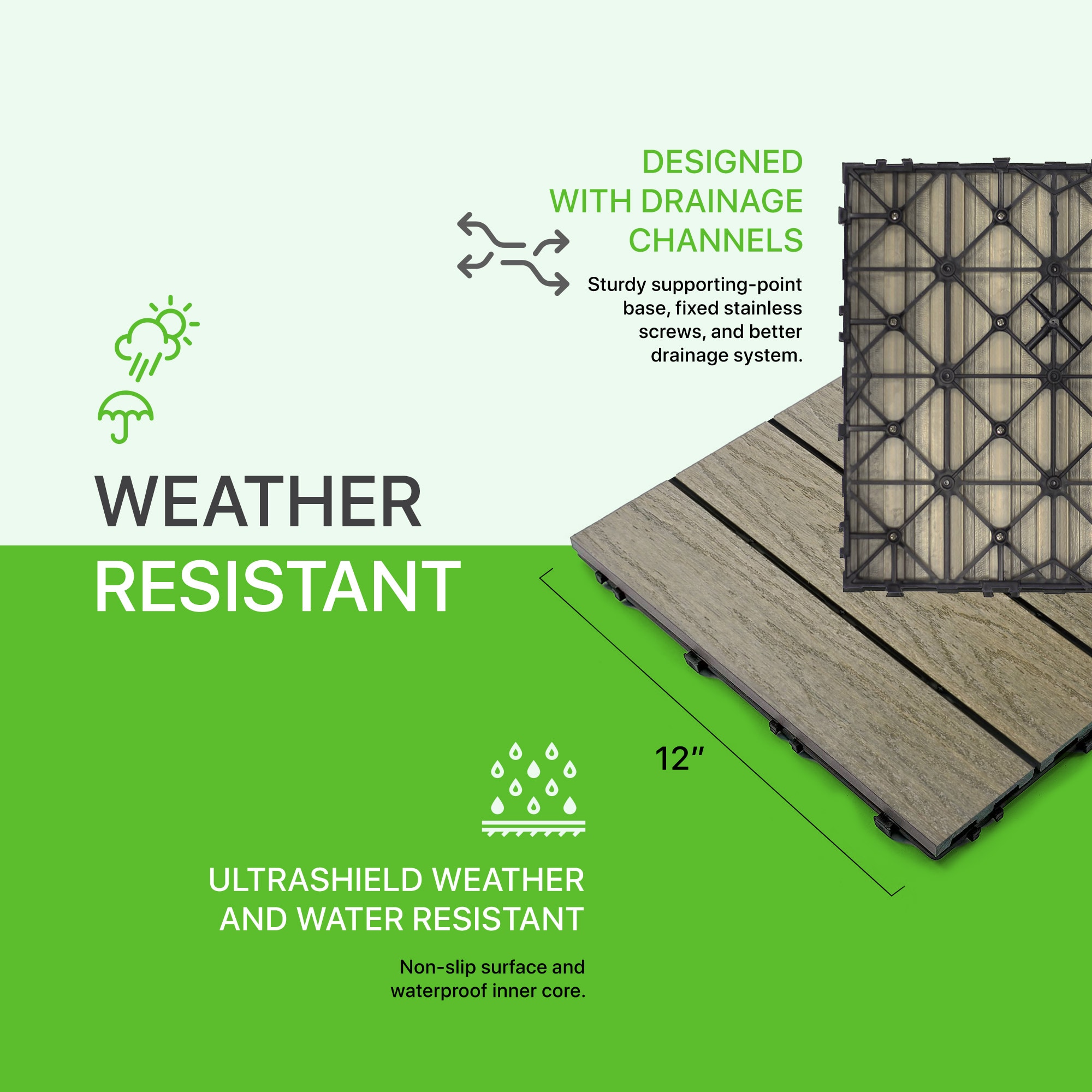 NewTechWood US-QD-ZX-AT Deck-Tiles - View #6