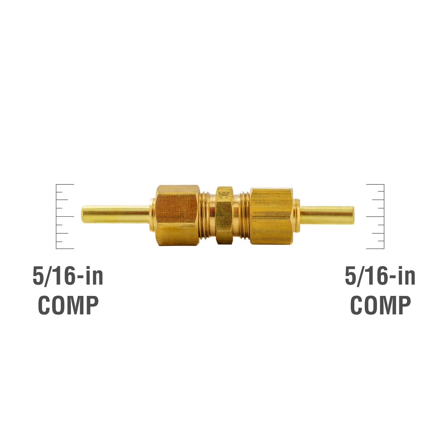 Proline Series 5/8-in x 5/8-in Compression Coupling Union Fitting