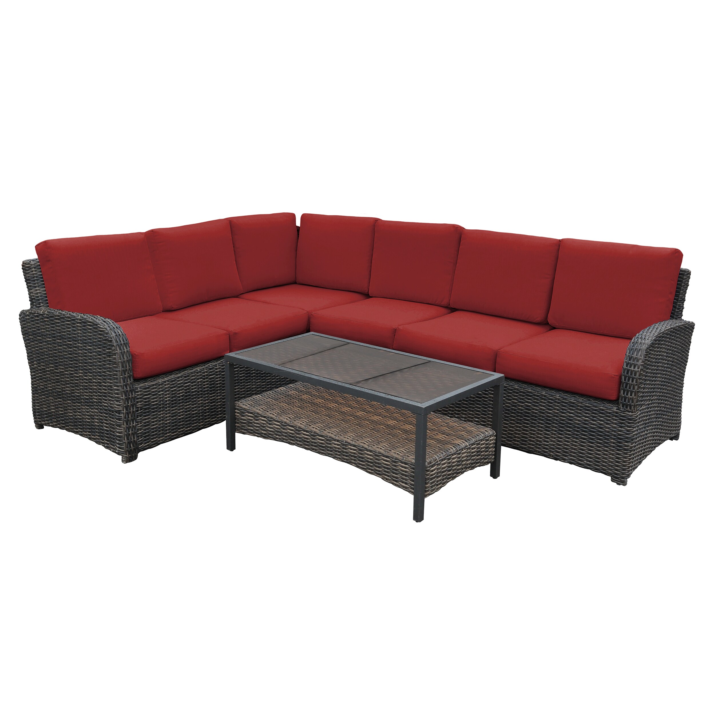 Leisure Made 779665-RED Patio-Conversation-Sets - View #5