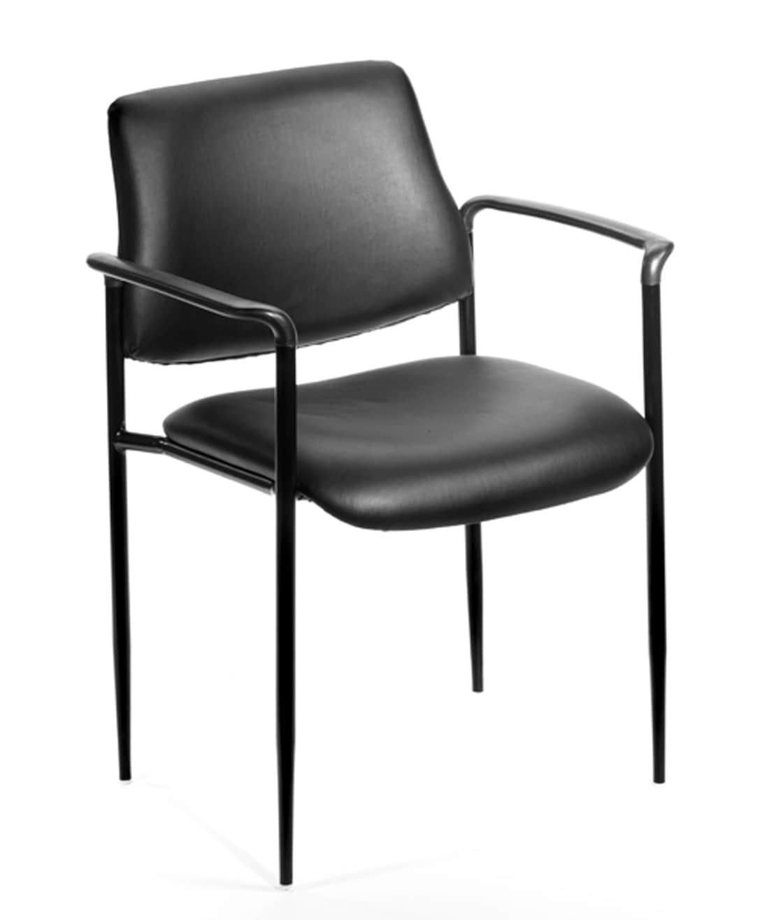 Boss Office Products B9503-CS Black Contemporary Ergonomic Upholstered Task Chair
