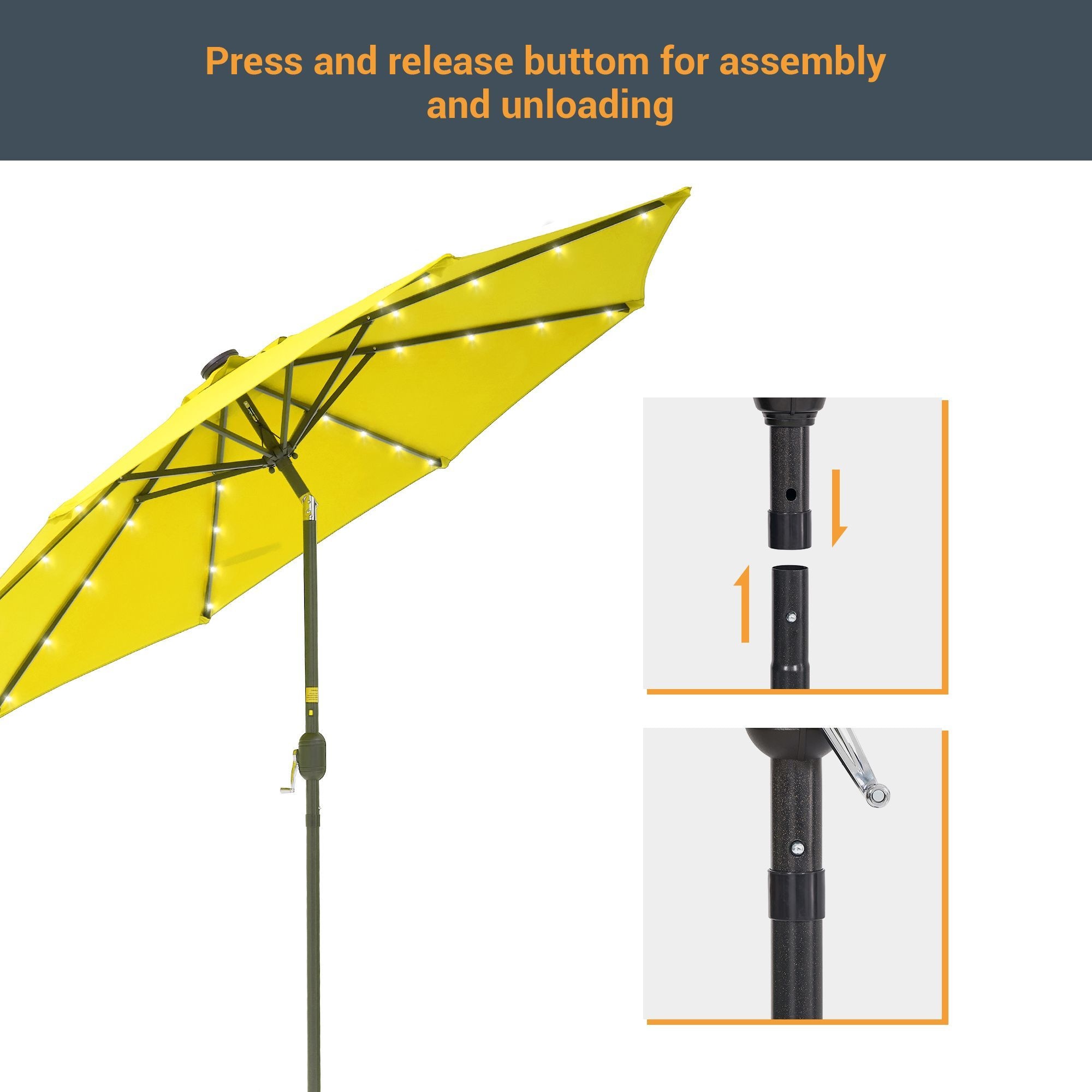 Sonkuki SD-027Y-LED Umbrellas-2 - View #7