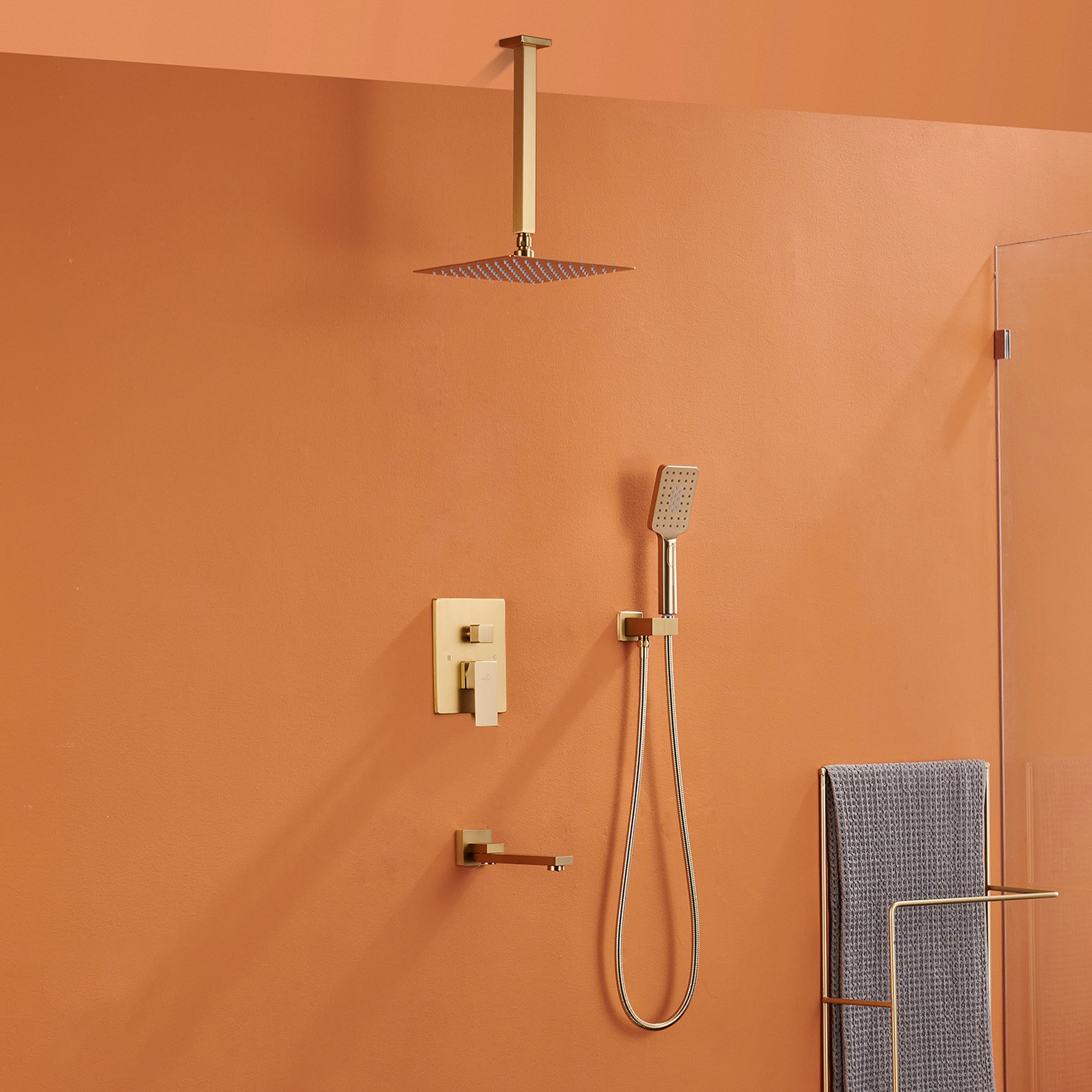 Clihome CL-EB10WBN Showerhead-Bar-Panels - View #4