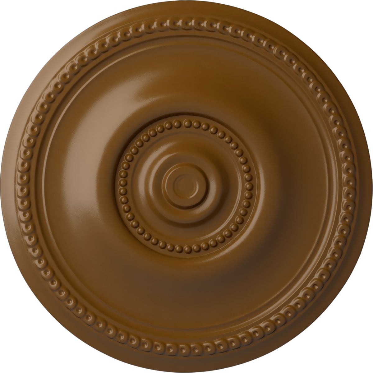 Ekena Millwork CM20BESTF Raynor 20.625-in W x 20.625-in L Painted Smokey Topaz Polyurethane Whole Ceiling Medallion