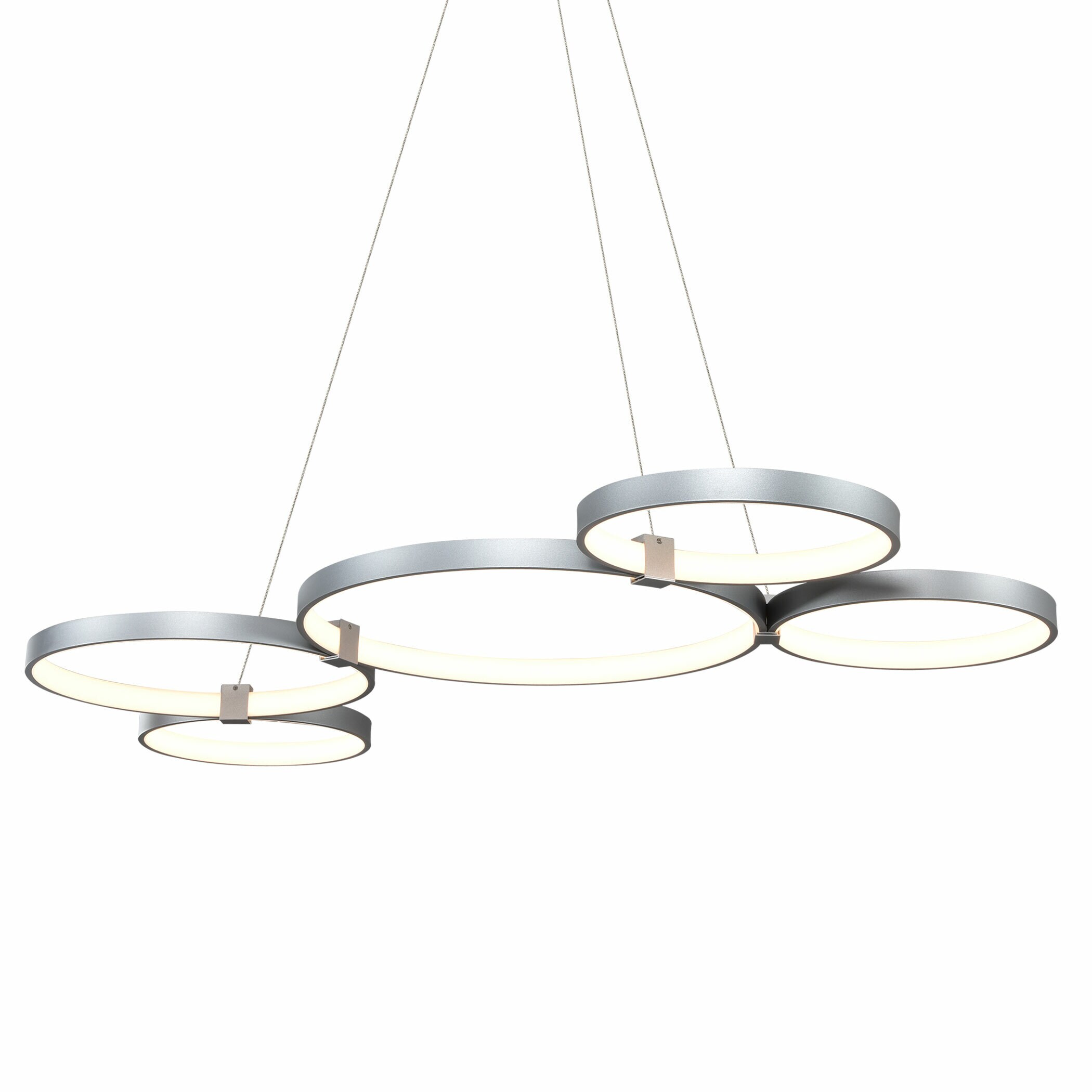 VONN Lighting Capella 5-Light Silver Modern/Contemporary Cage LED ...