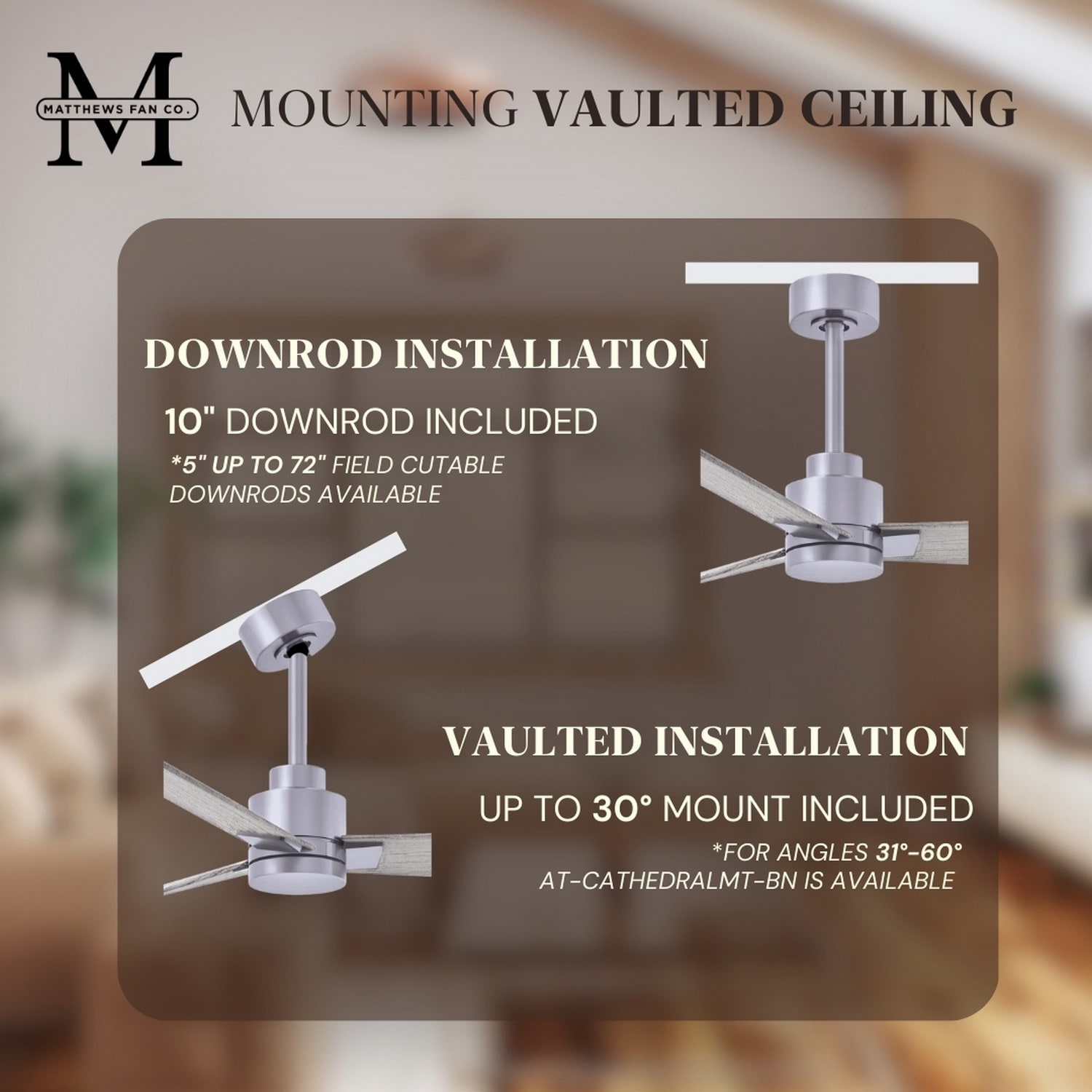 Matthews Fan Company AK-BN-BW-56 Ceiling-Fans - View #5