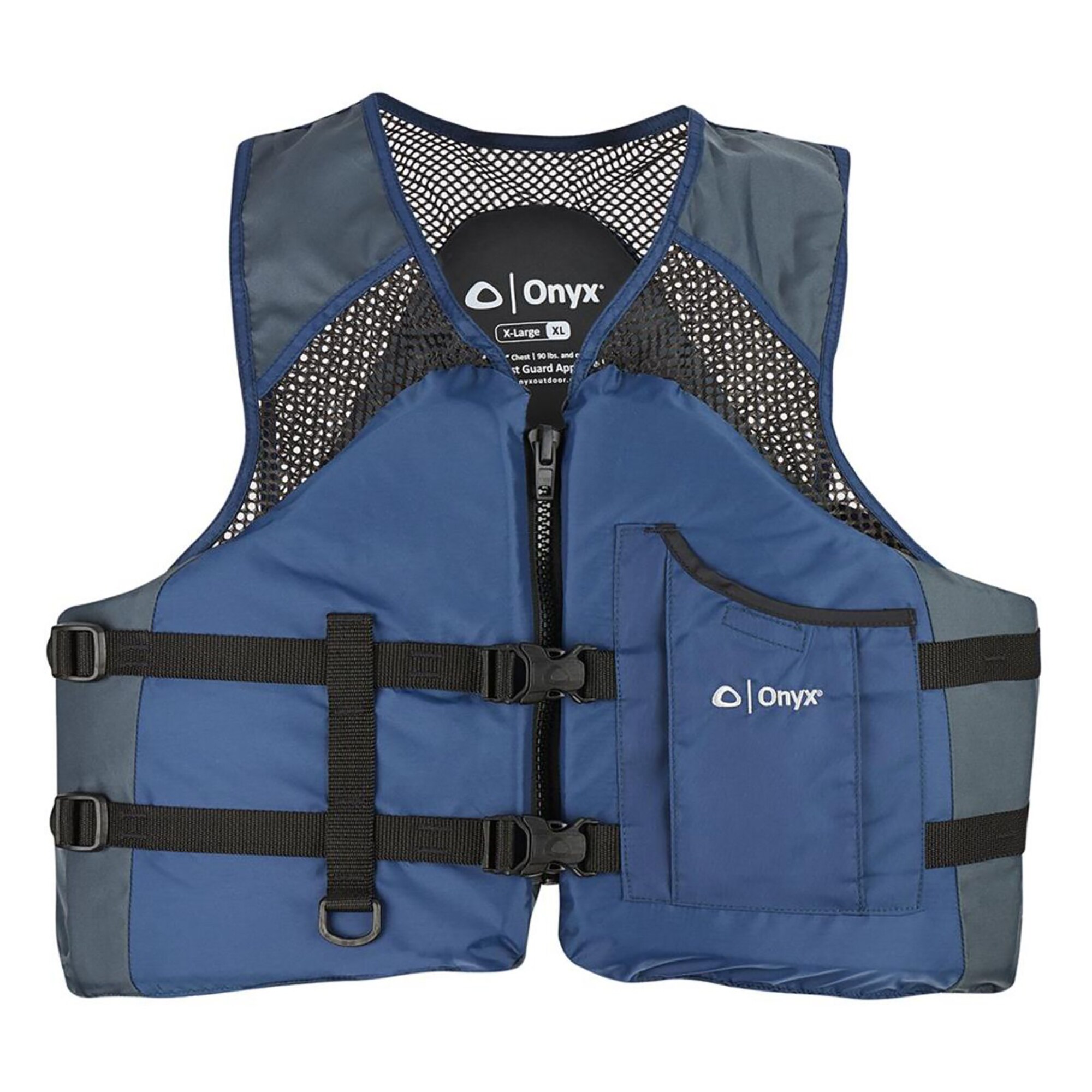 Onyx Onyx Mesh Classic Sport Life Jacket Navy Xlarge in the Sports