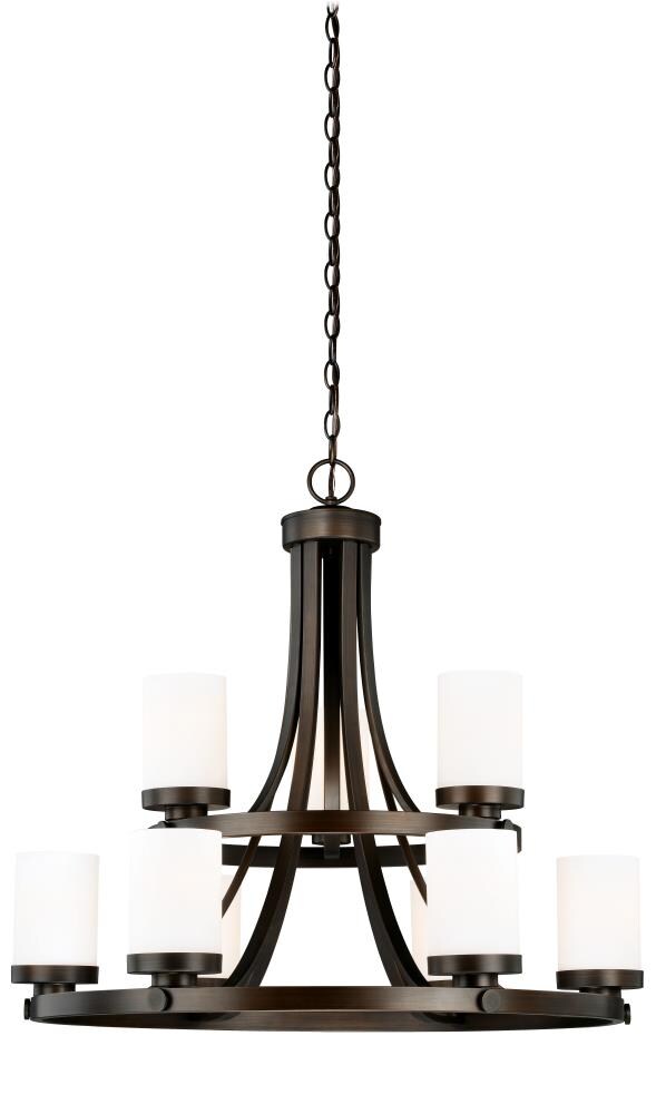 Cascadia H0168 Sorin 9-Light Architectural Bronze Transitional Chandelier