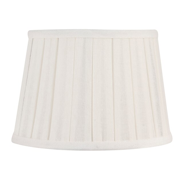 Beige Fabric Drum Lamp Shade, How To Paint A Pleated Fabric Lampshade