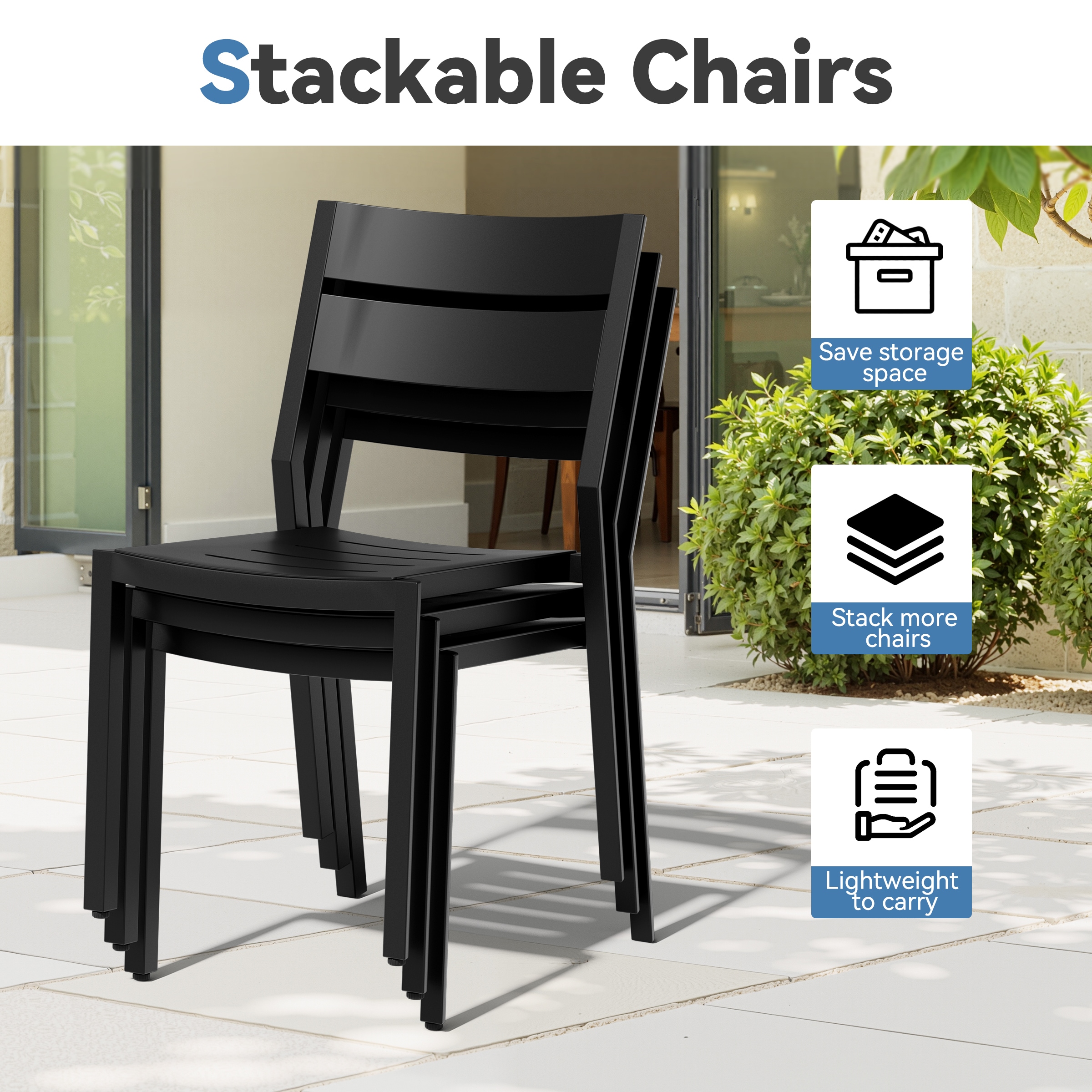 Crestlive Products CL-DC5117GRY-11 Patio-Dining-Sets - View #4