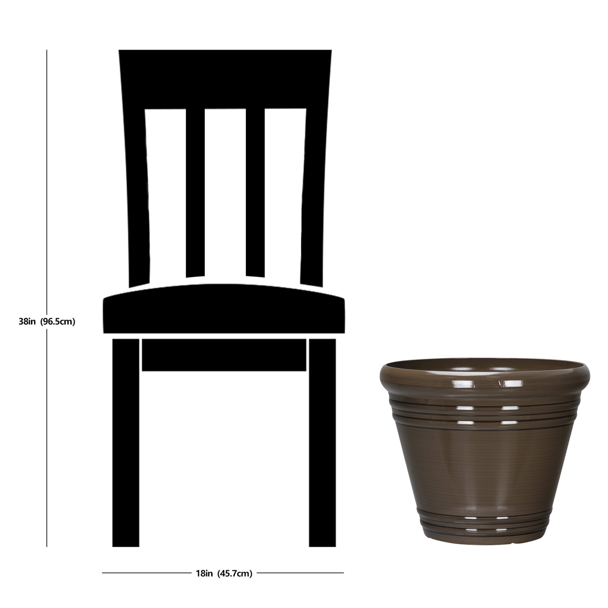 Style Selections PLC1618BNJ Planter-Window-Box - View #6