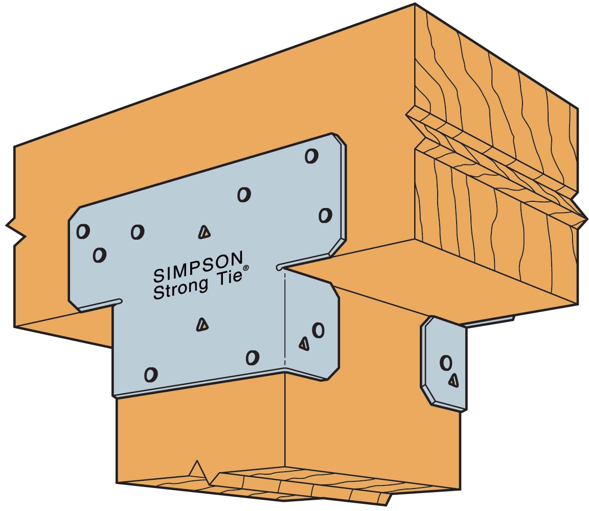 Simpson Strong-Tie AC6RZ Post-Base-Caps - View #2