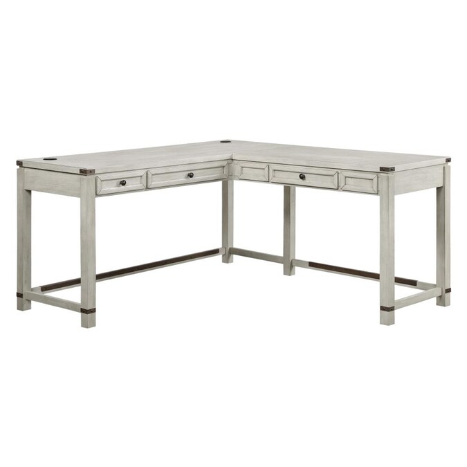 Osp Home Furnishings Baton Rouge 60 In Gray Rustic Oak L Shaped Desk The Desks Department At Com Gray Rustic Oak L Shaped Desk, Home Furniture Baton Rouge
