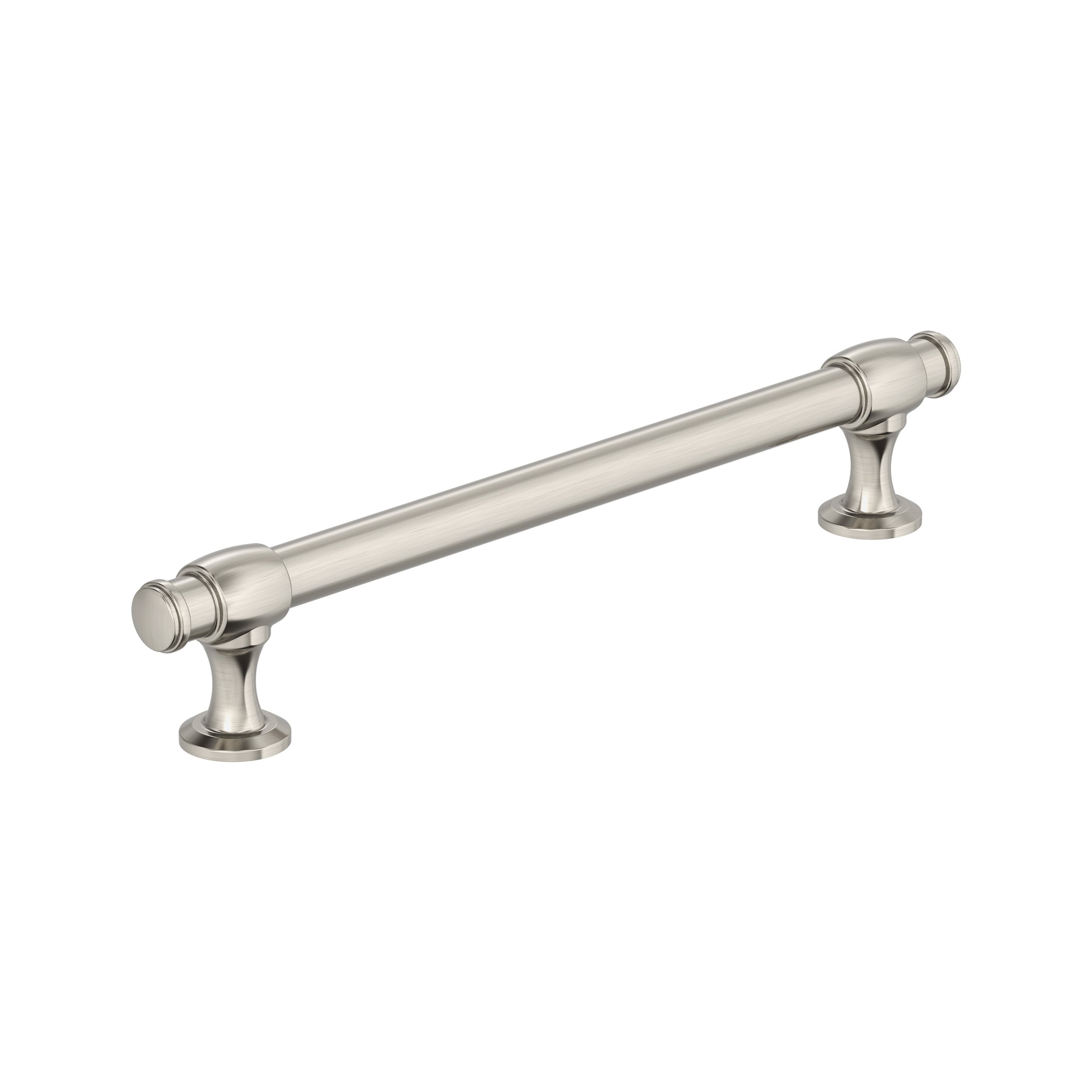 Amerock BP36771G10 Winsome 6-5/16-in , 160mm Center to Center Satin Nickel Cylindrical Bar