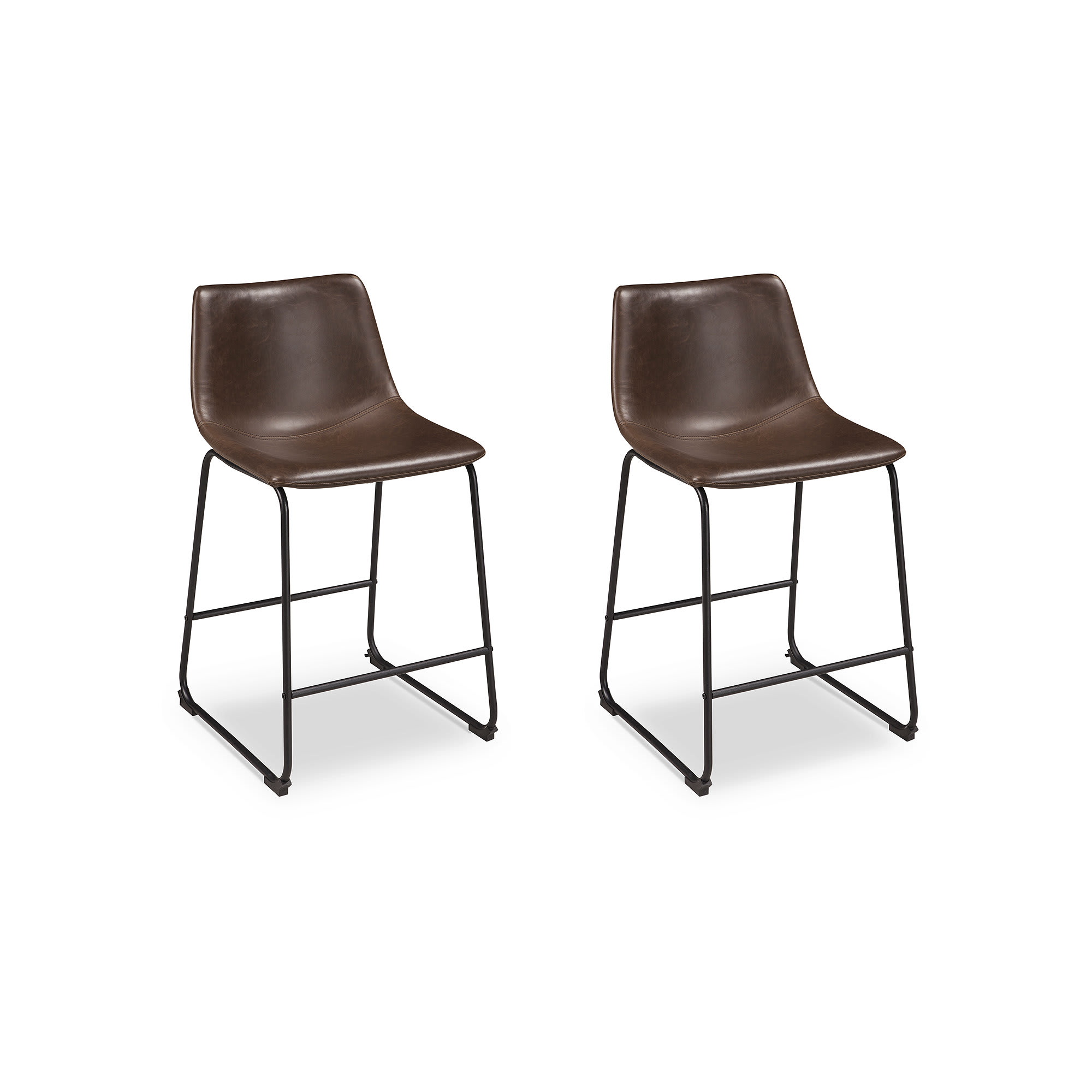 Signature Design by Ashley 421-273D Centiar Brown Counter Height Bar Stool Set of 2
