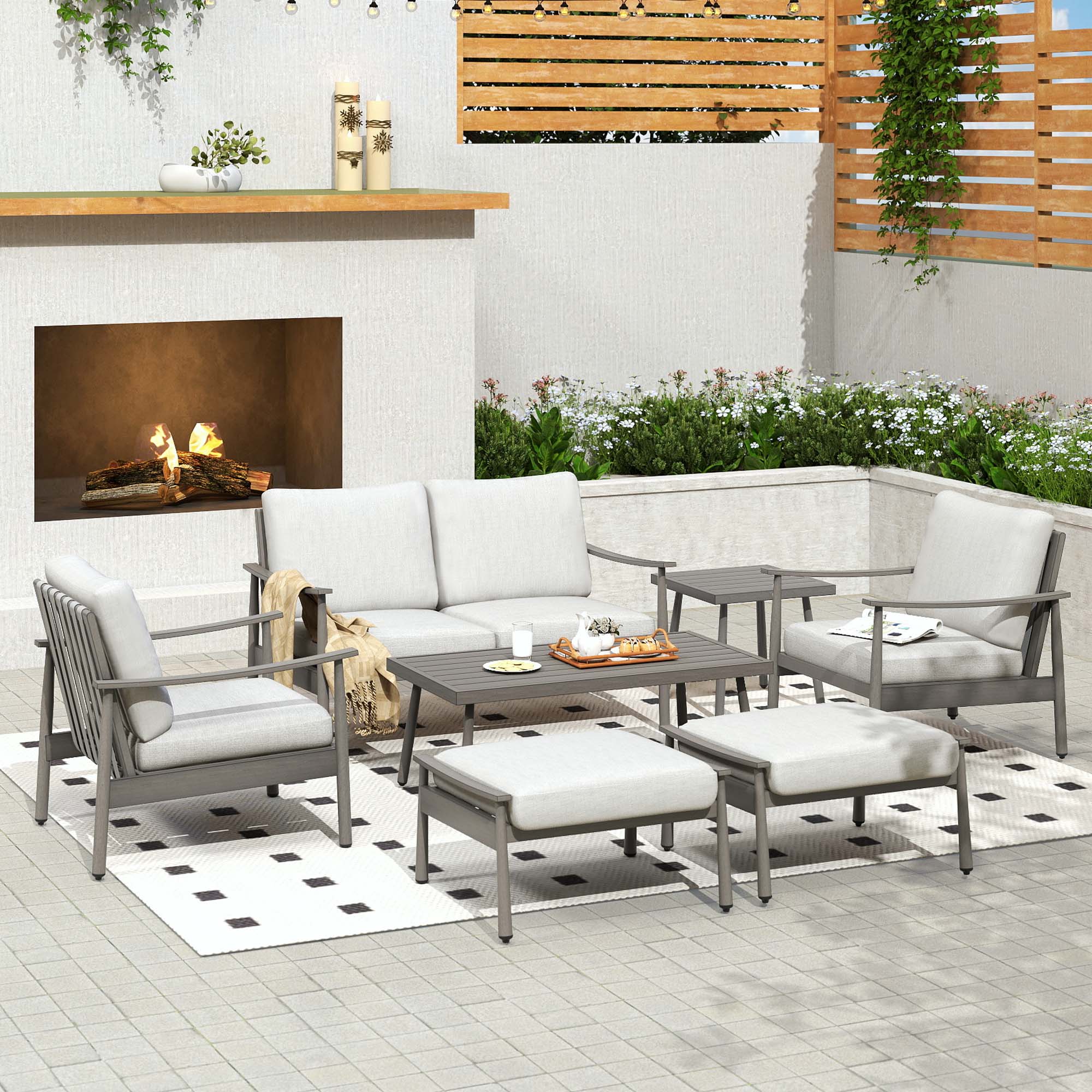  EL-SF7-GG-B3-WL3 Patio-Conversation-Sets - View #2