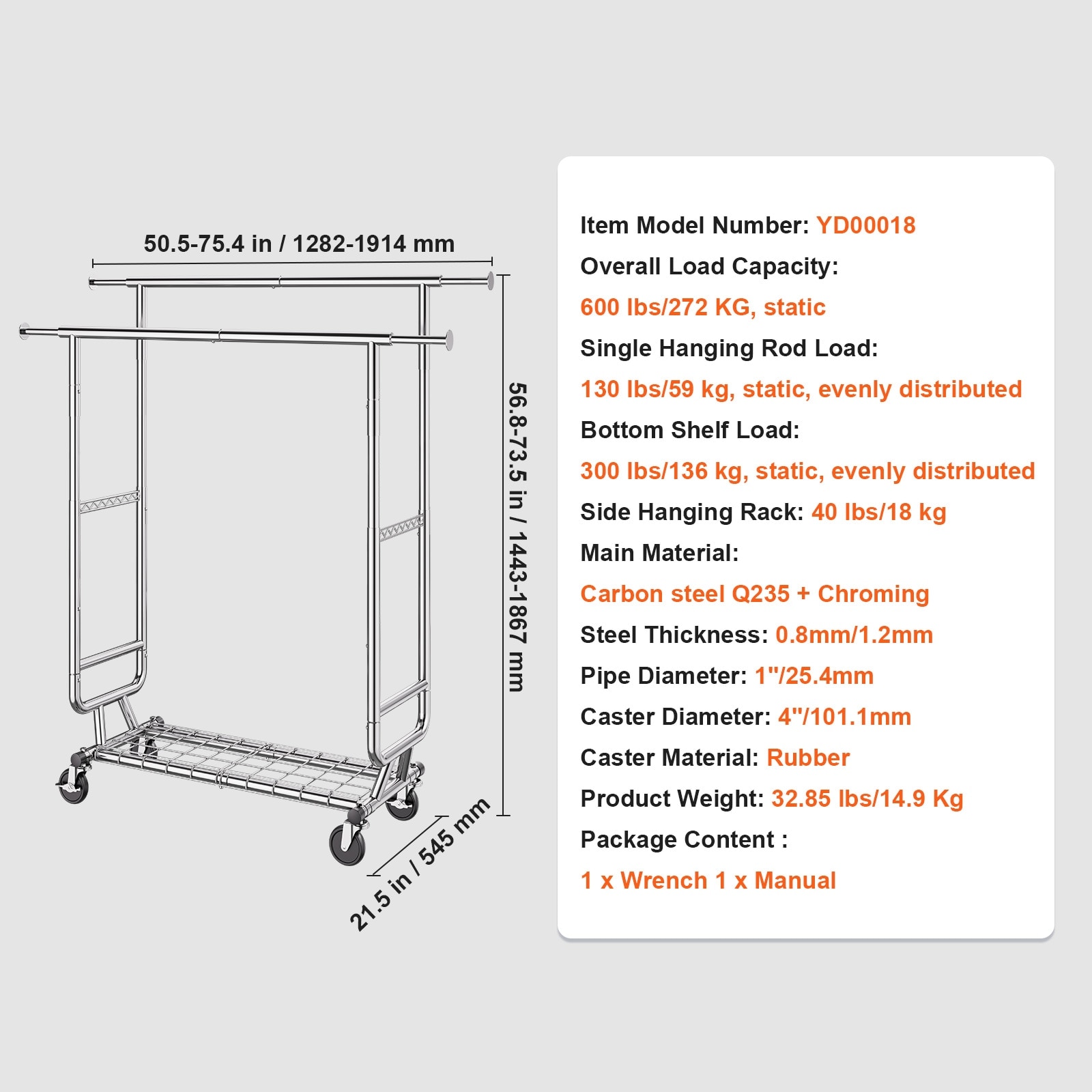 Tinyhomie LW-RV-LG-469 Garment-Racks - View #4