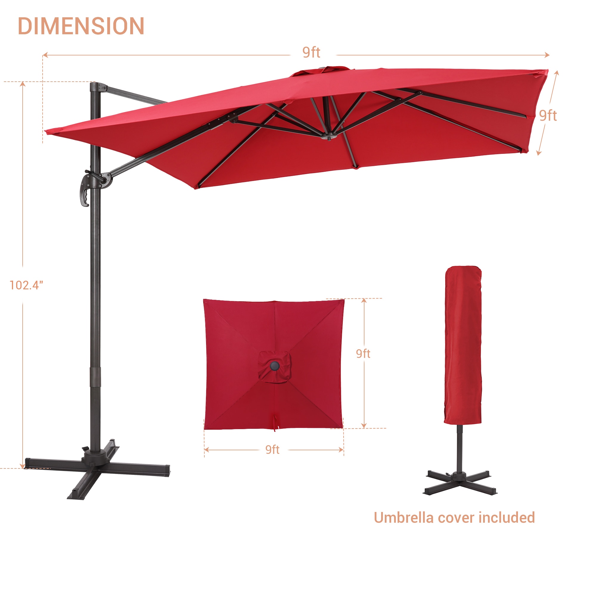 ACEGOSES LW-99RD Umbrellas-2 - View #2