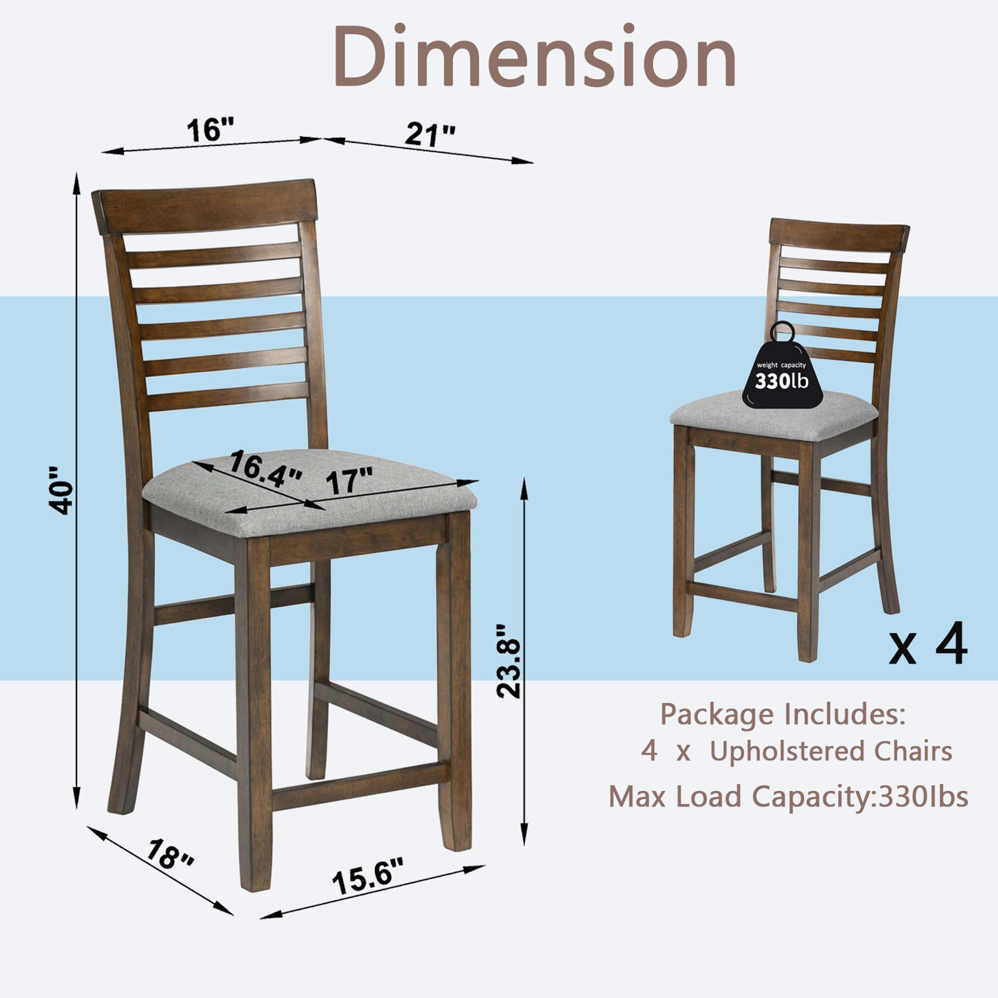 SINOFURN SYA370063GY Dining-Chairs - View #6