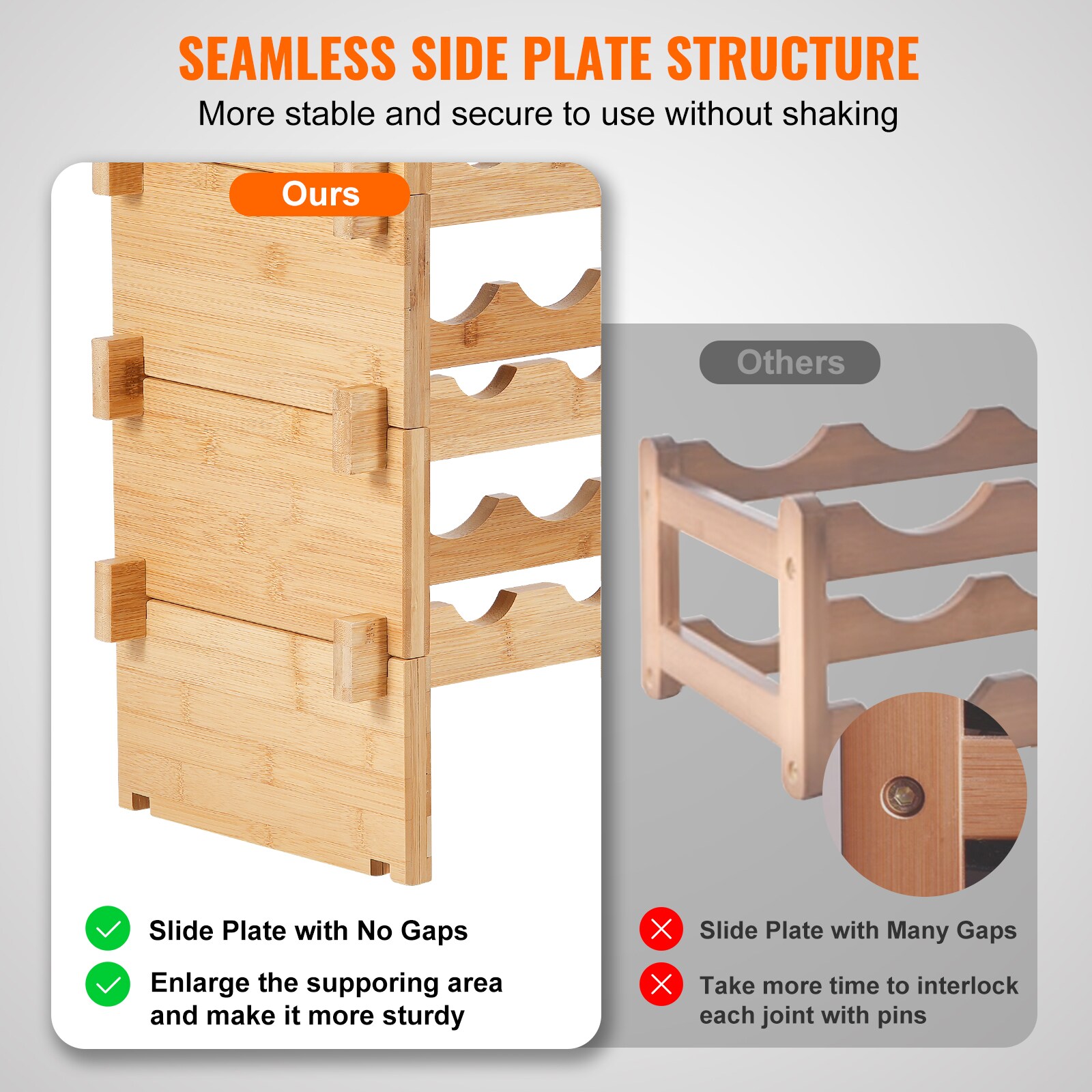 VEVOR SCLSJJYMSZZ307001V0 Wine-Racks - View #4