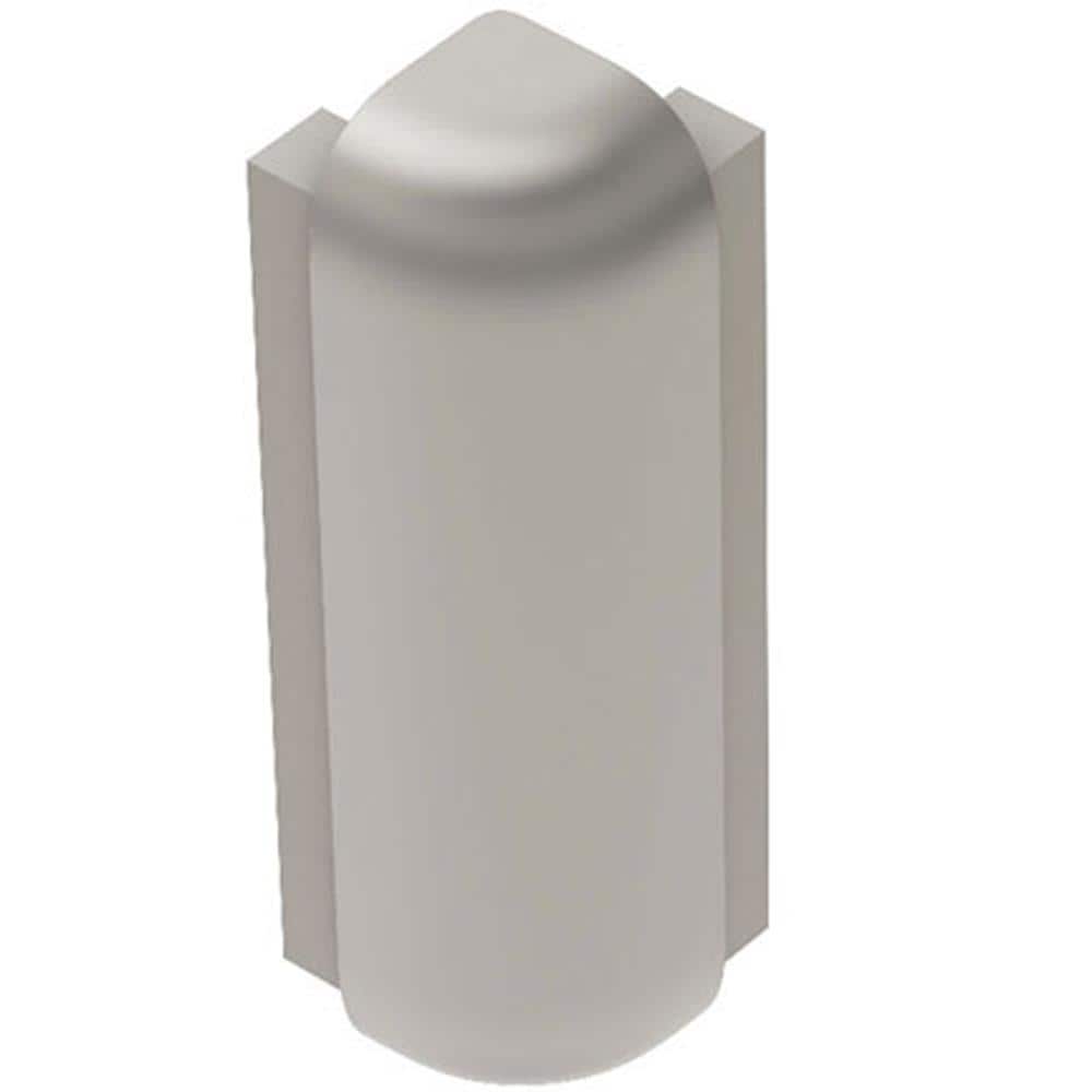 Schluter Systems E90RS100AT39 Rondec-Step 0.375-in W x 1.875-in L Satin Nickel Anodized Aluminum Aluminum Outside corner Tile Edge Trim