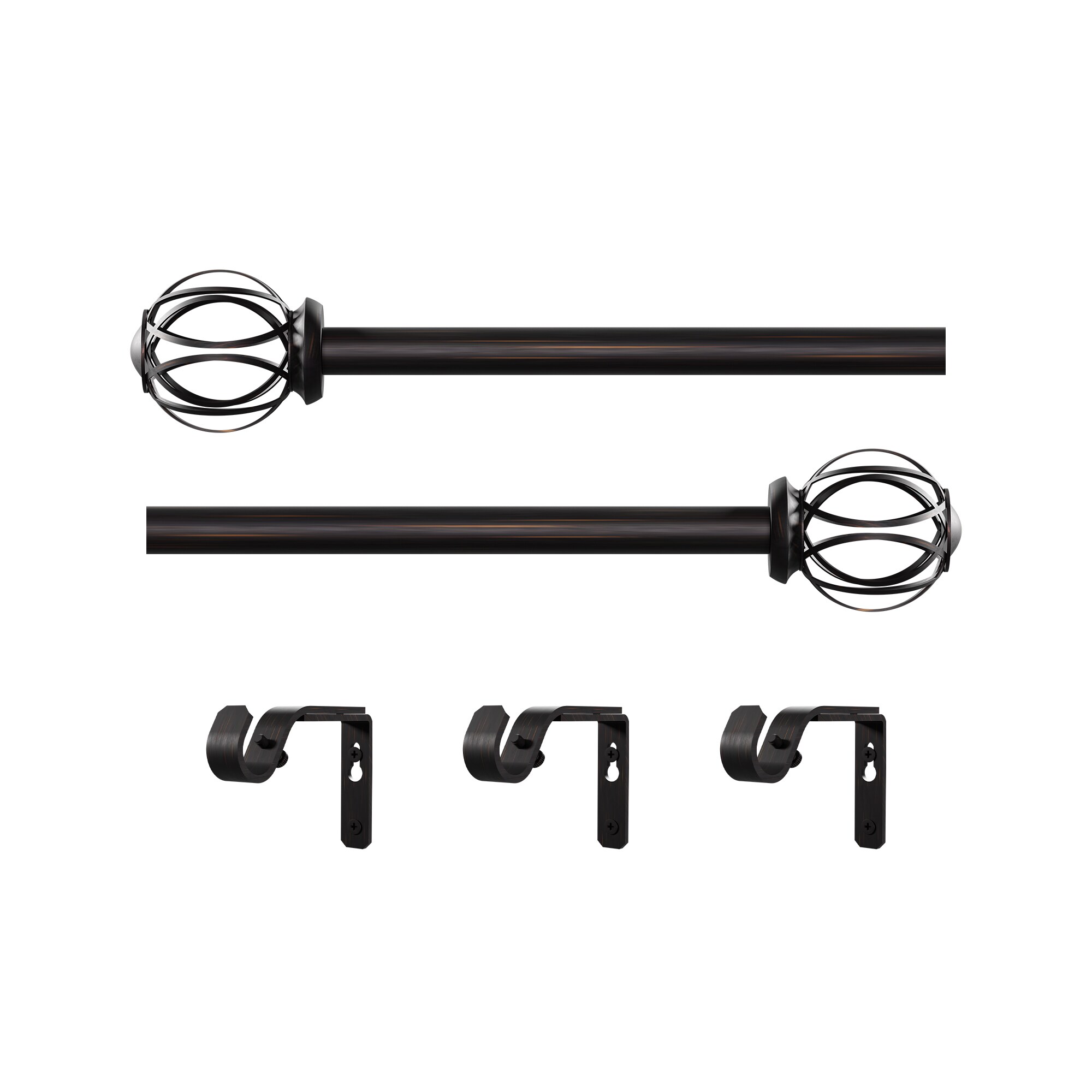 Style Selections FSI 1475F BRNZ Curtain-Rods - View #4