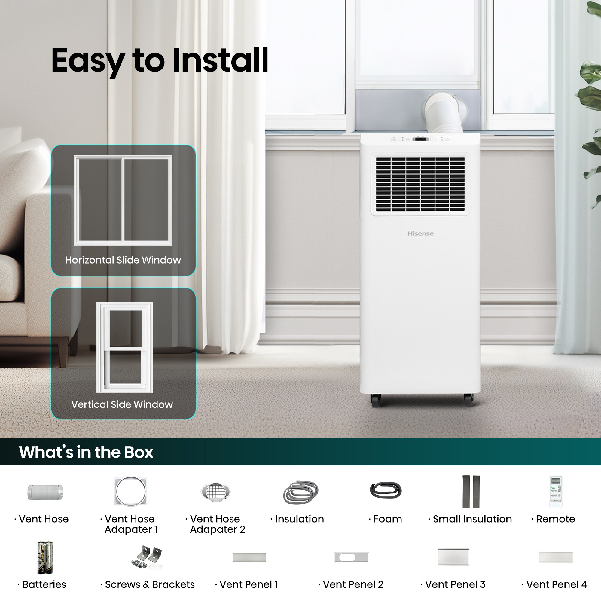 Hisense AP0525CR1W Portable-Air-Conditioners - View #4